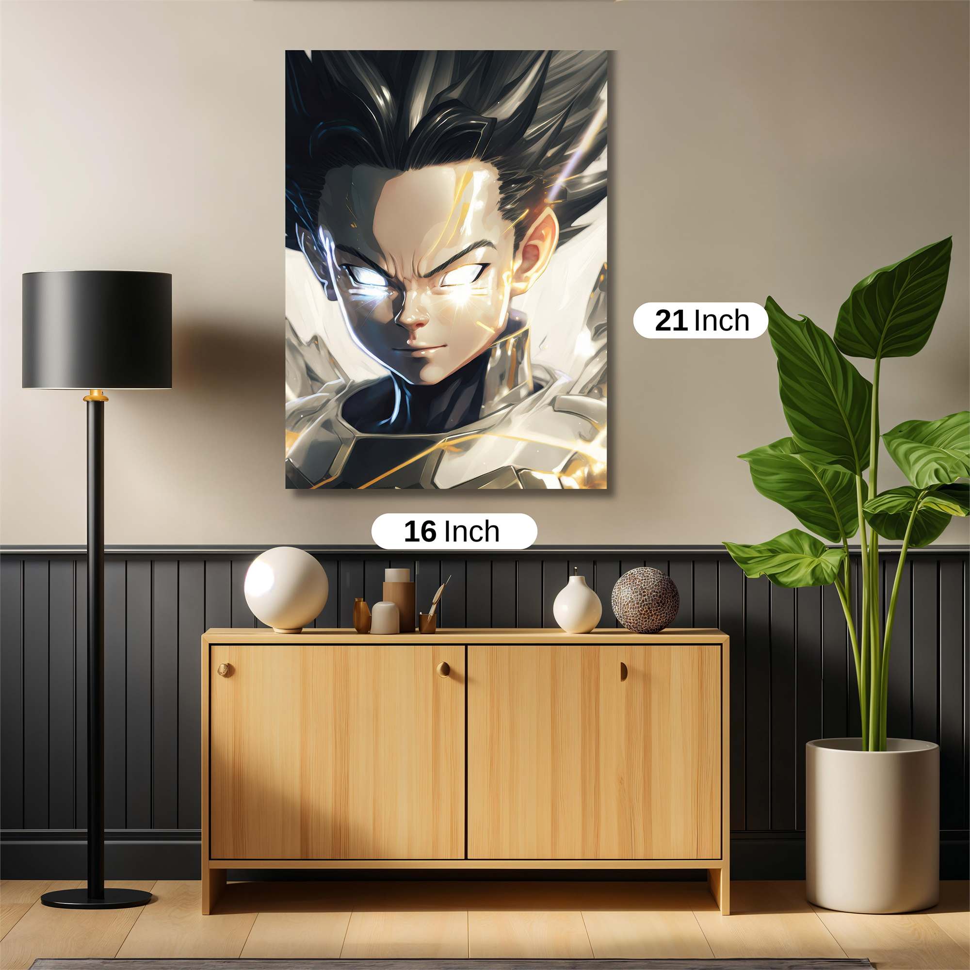 Saiyan Radiance Safe Wall Magnetic / M
