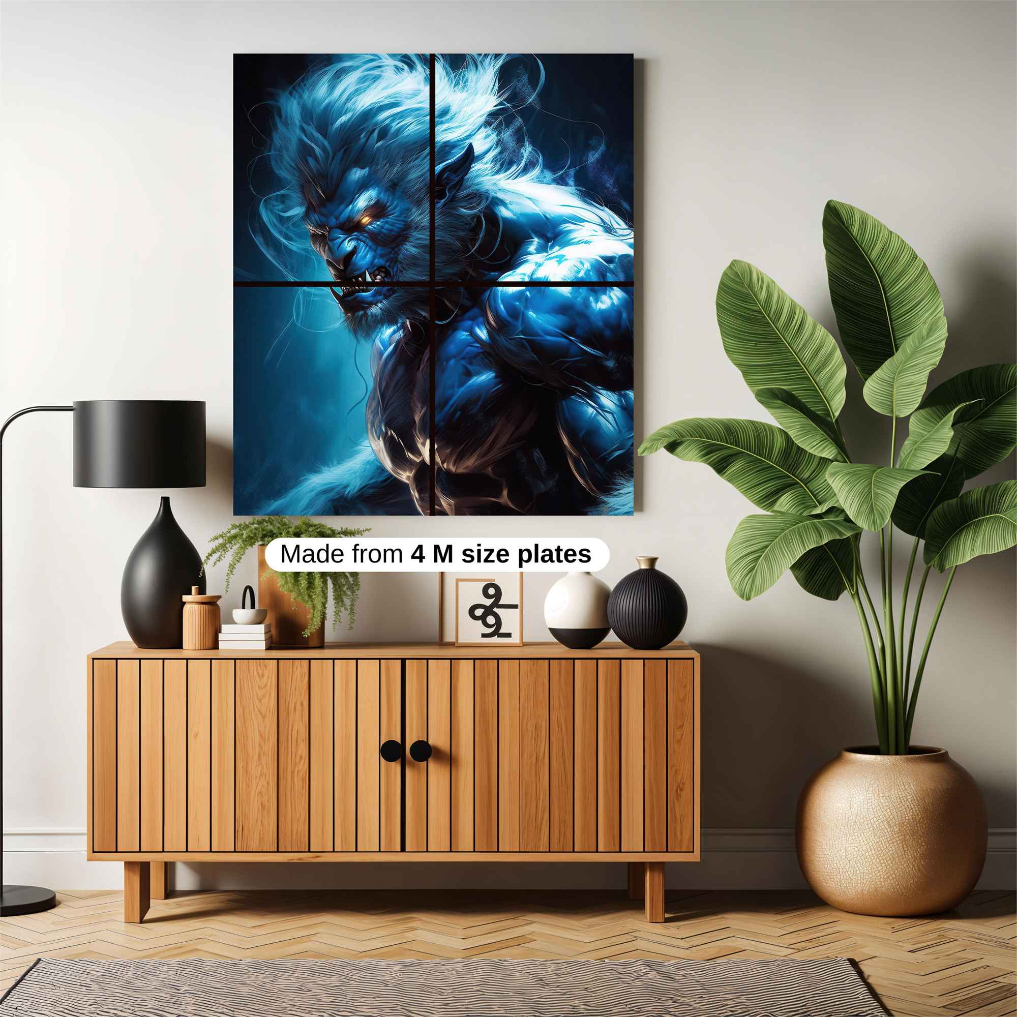 Beastly Fury Safe Wall Magnetic / M