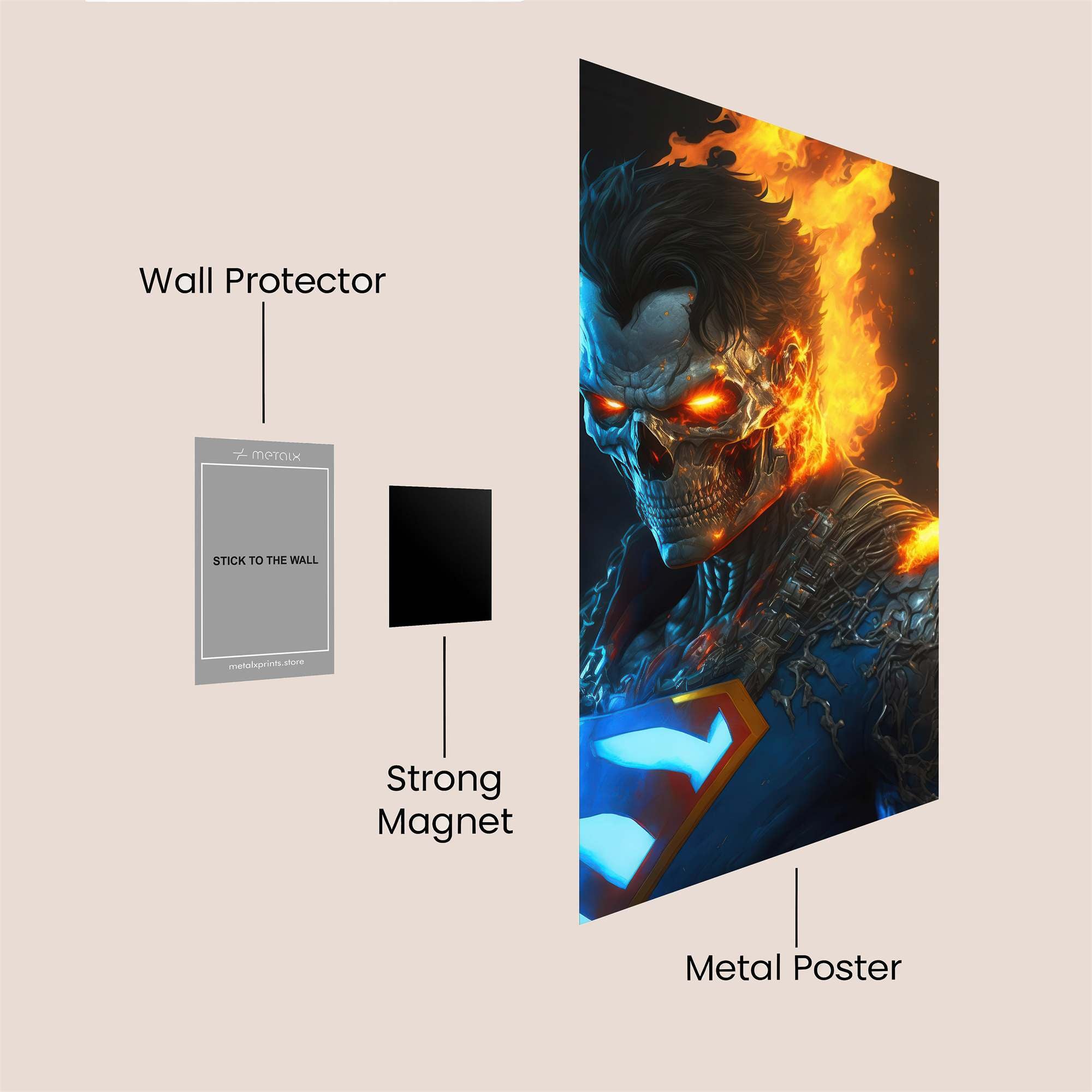 Inferno Hero Safe Wall Magnetic / M