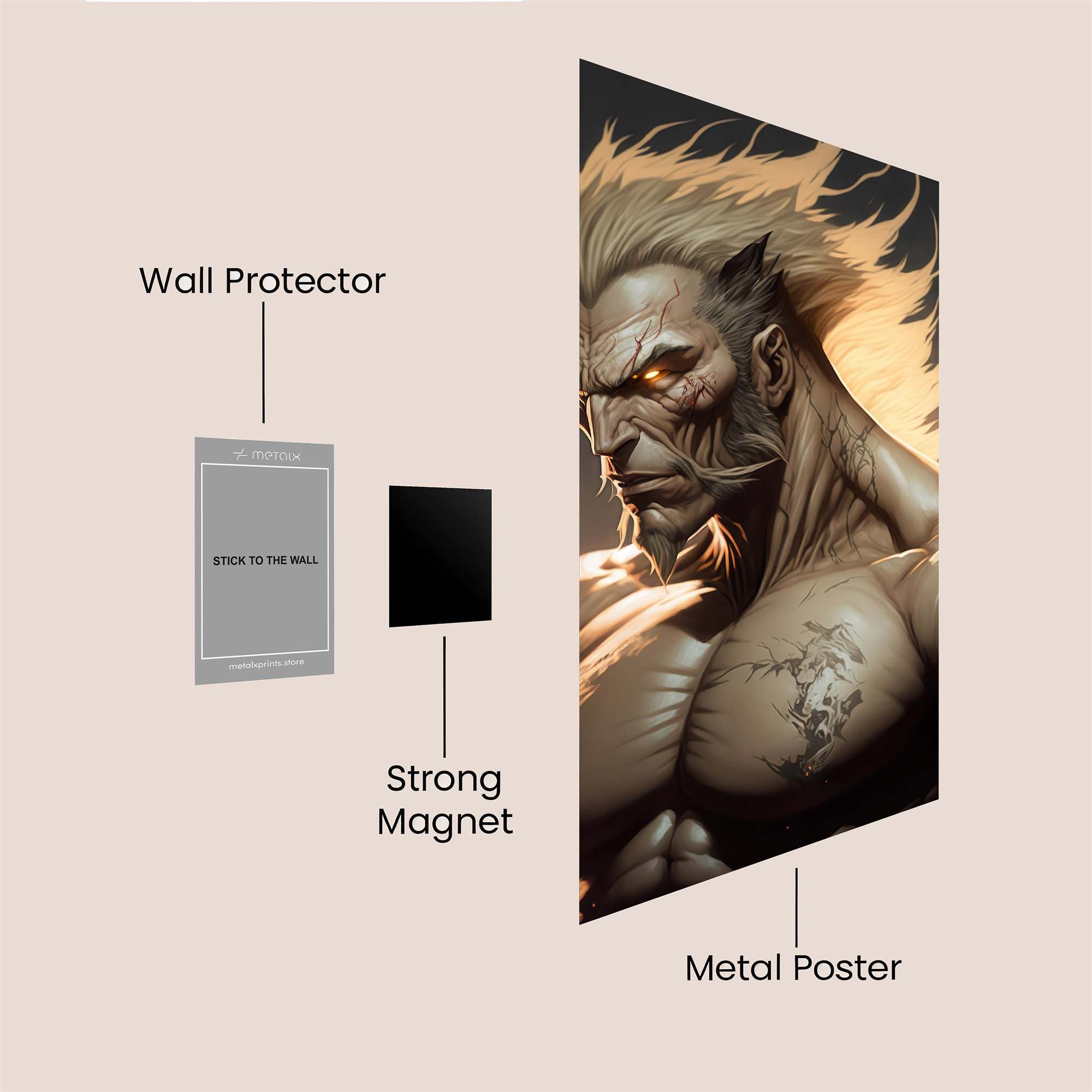 Beastly Resolve Safe Wall Magnetic / M