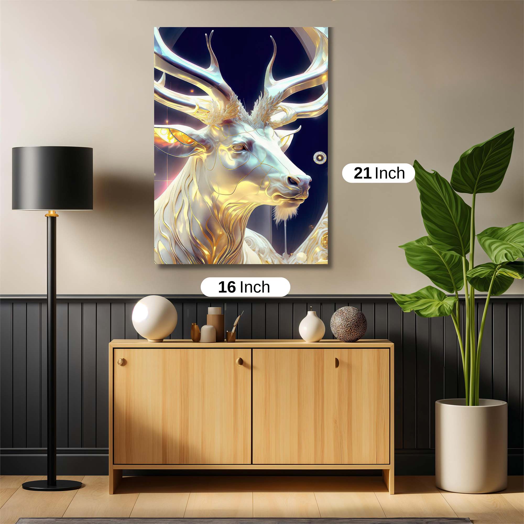Celestial Stag Safe Wall Magnetic / M
