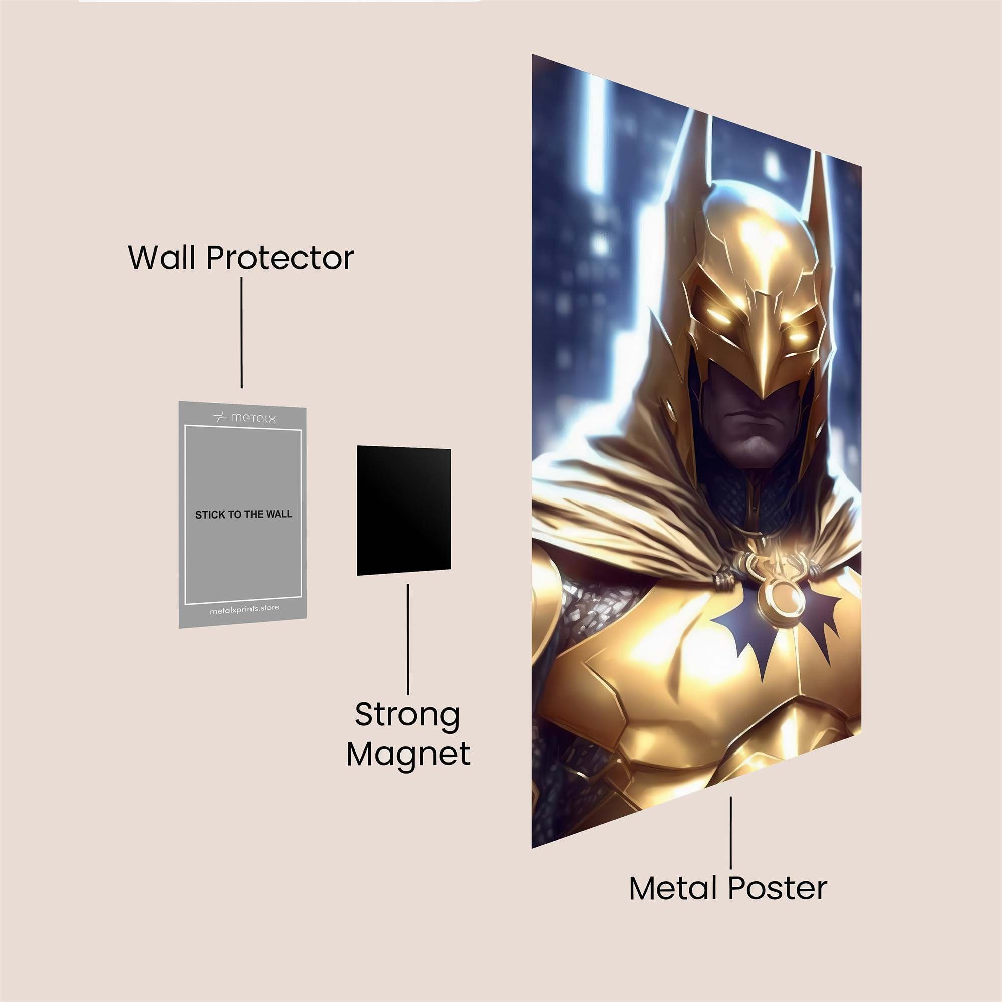 Golden Knight Safe Wall Magnetic / M