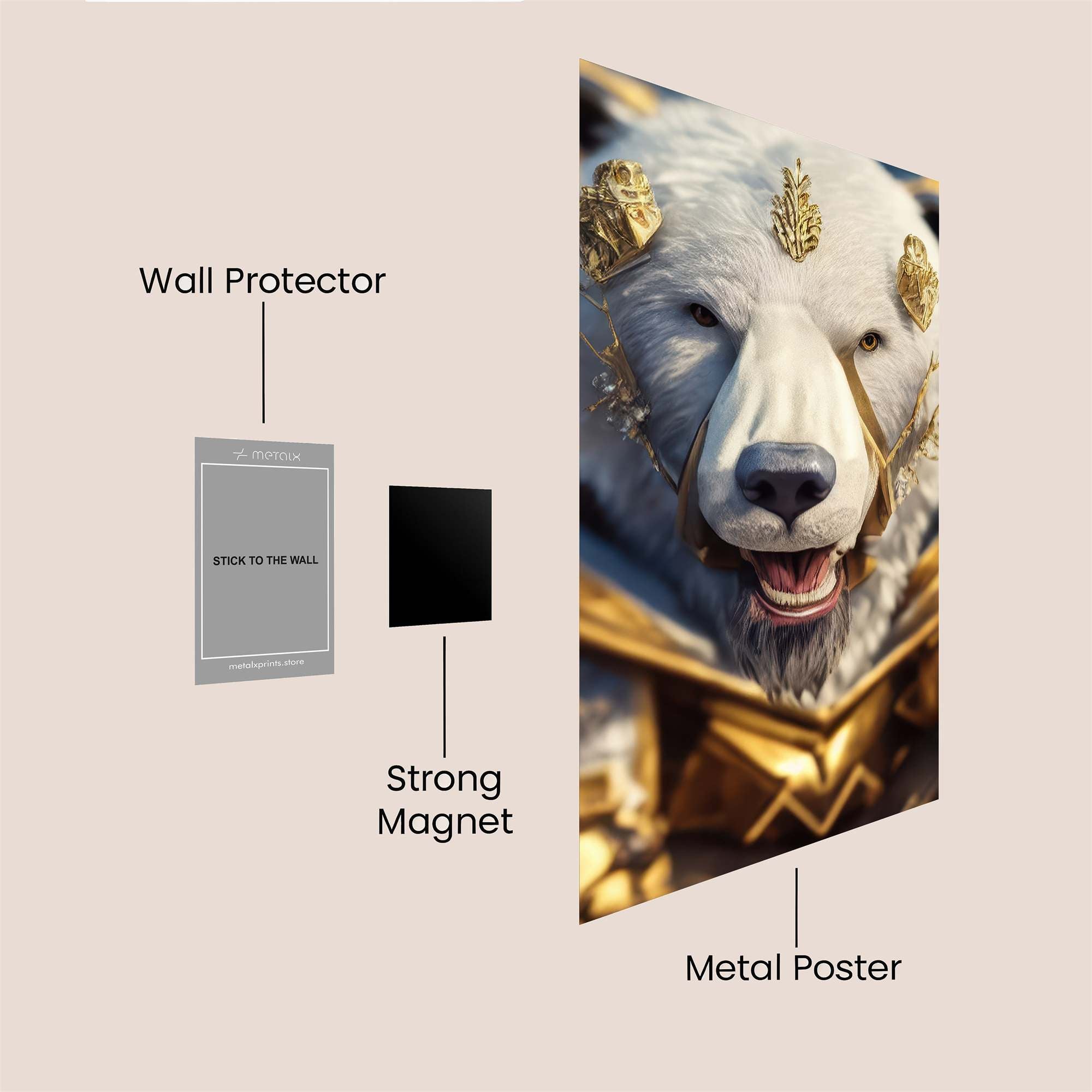 Regal Roar Safe Wall Magnetic / M