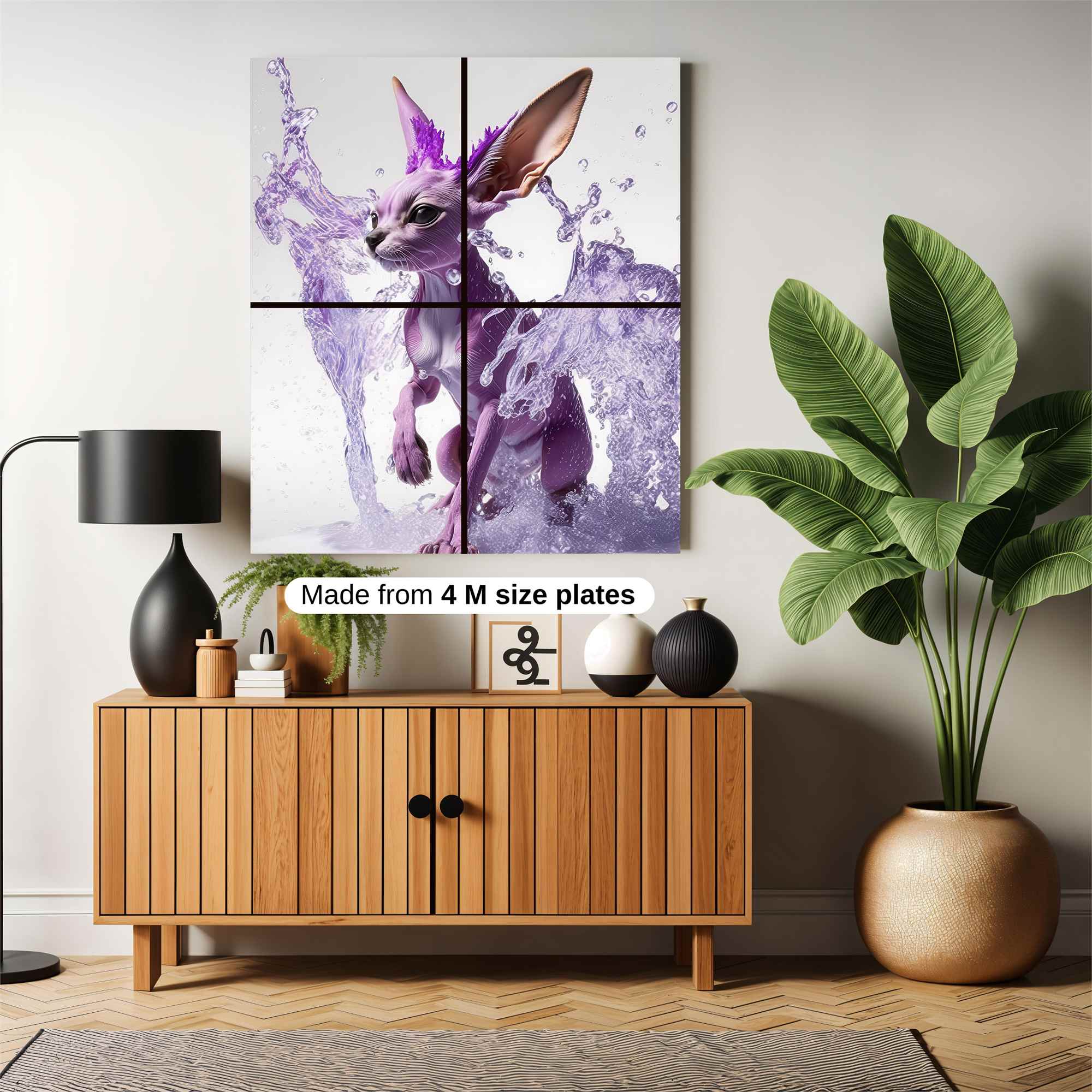 Feline Splash Safe Wall Magnetic / M