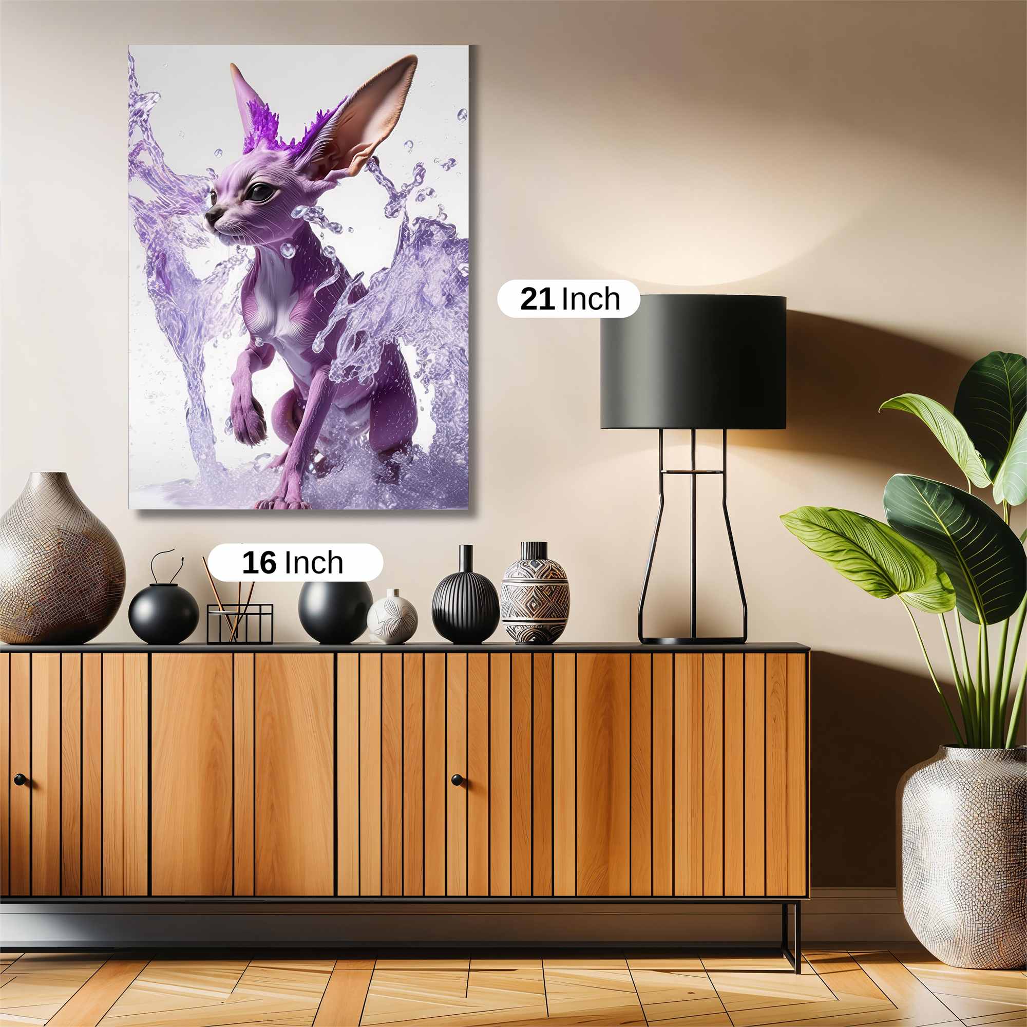 Feline Splash Safe Wall Magnetic / M