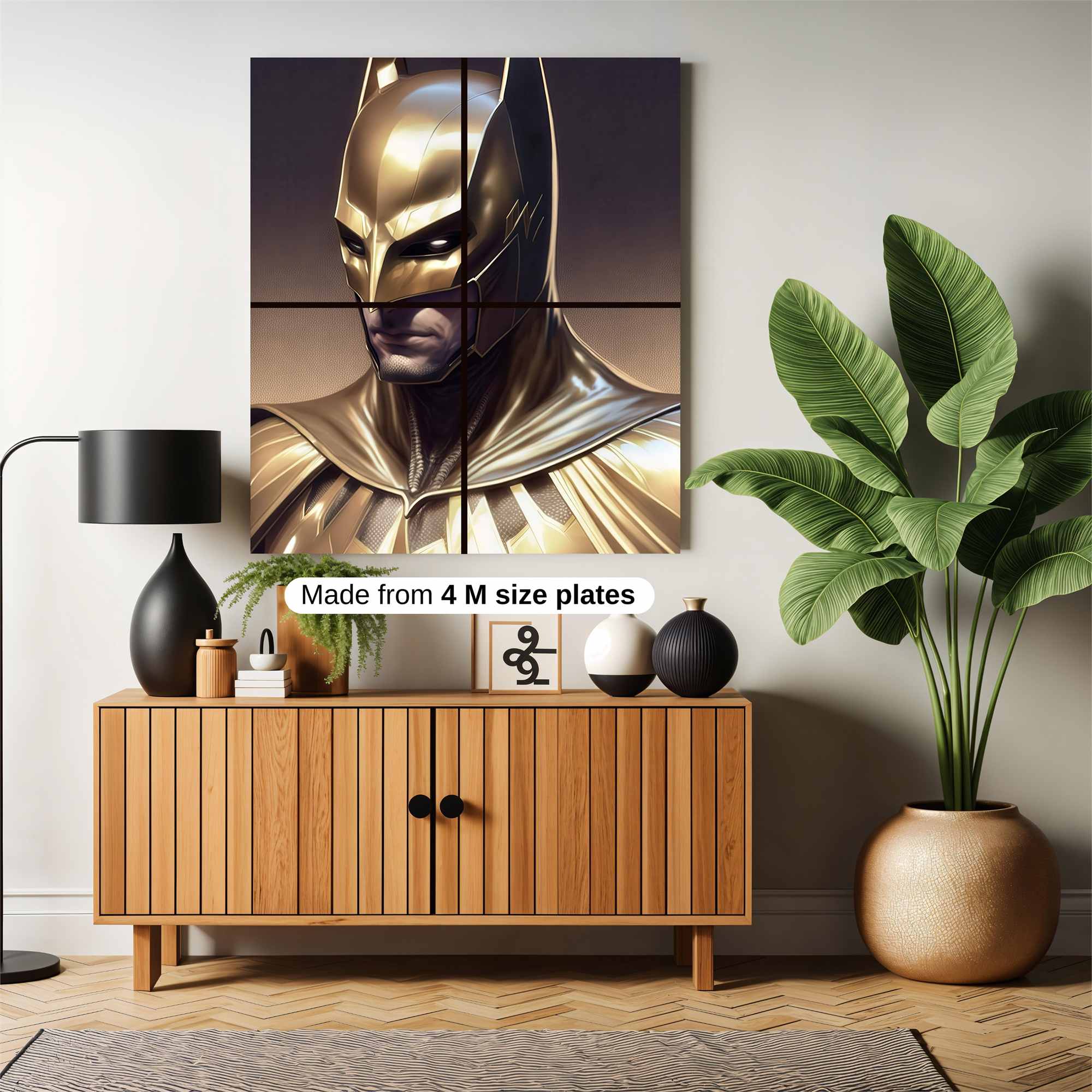 Golden Vigilante Safe Wall Magnetic / M