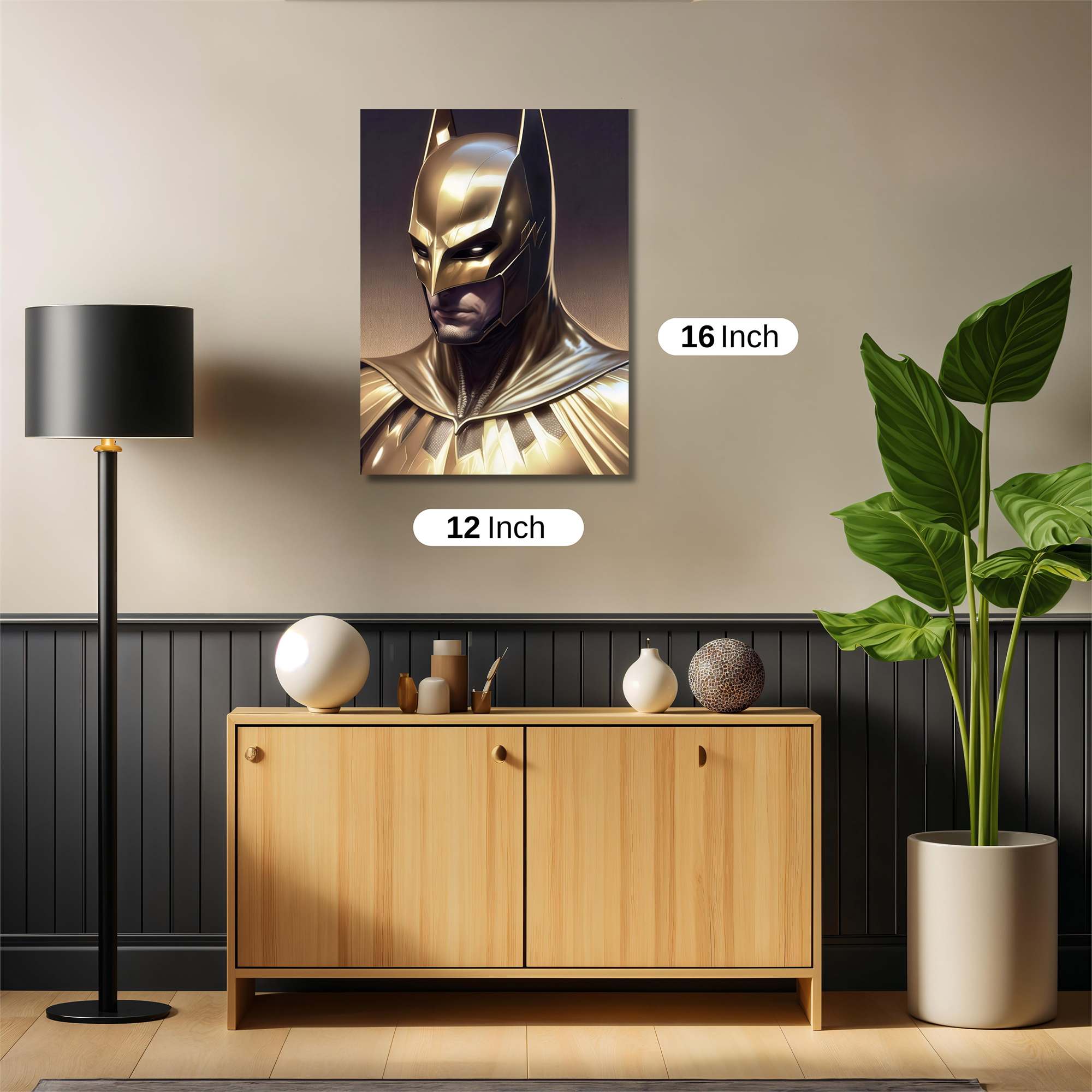 Golden Vigilante Safe Wall Magnetic / M