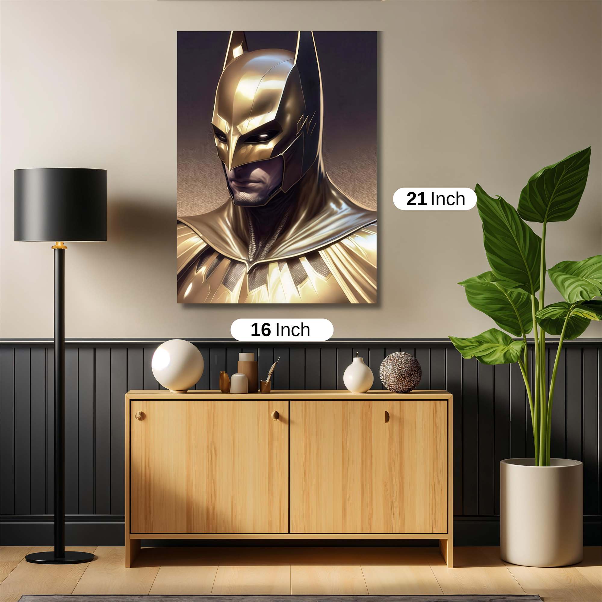 Golden Vigilante Safe Wall Magnetic / M