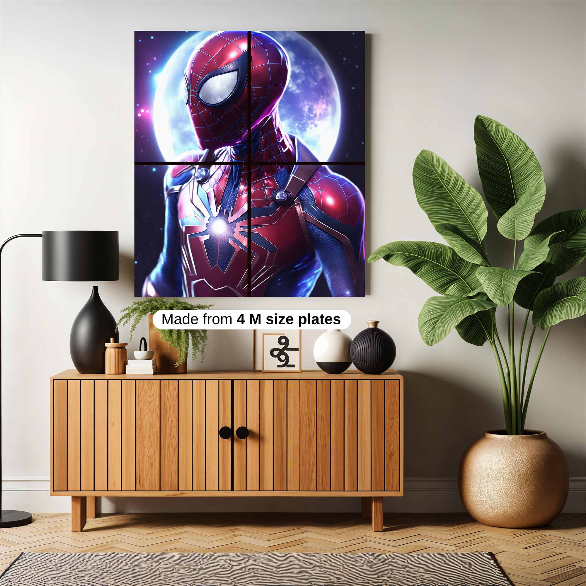 Spiderman Lunacy Safe Wall Magnetic / M