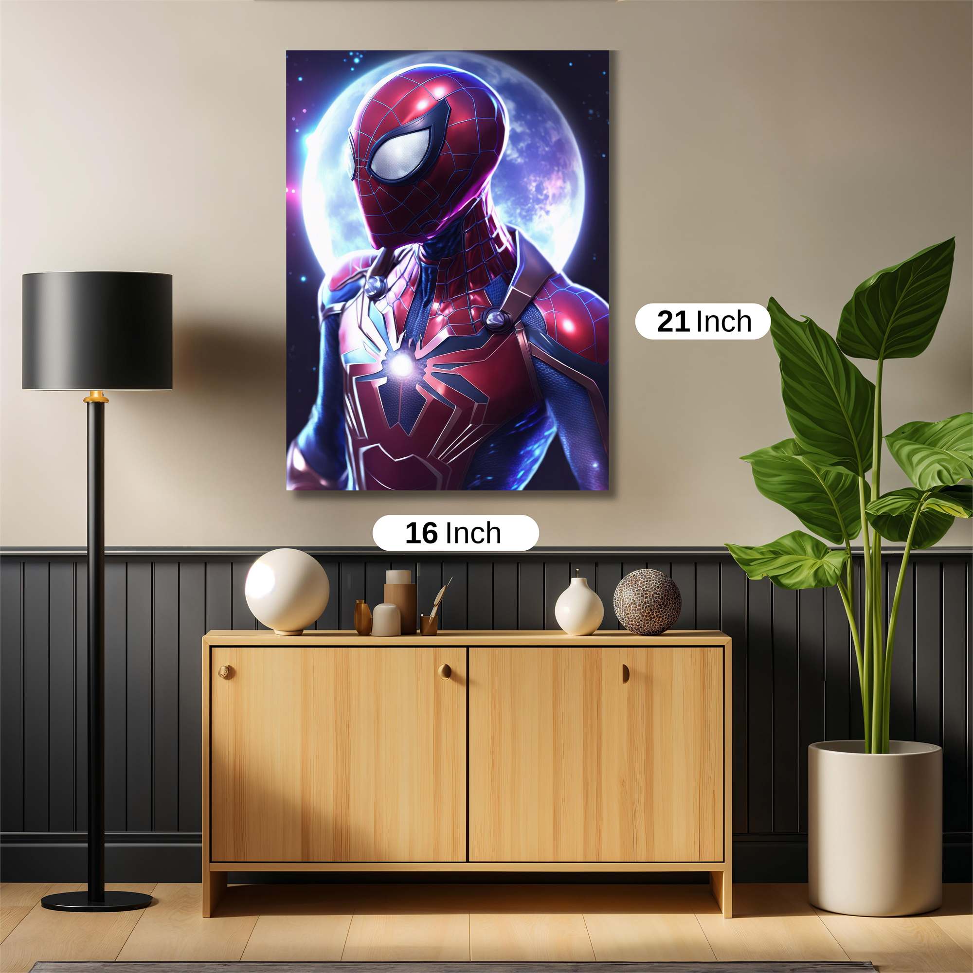 Spiderman Lunacy Safe Wall Magnetic / M