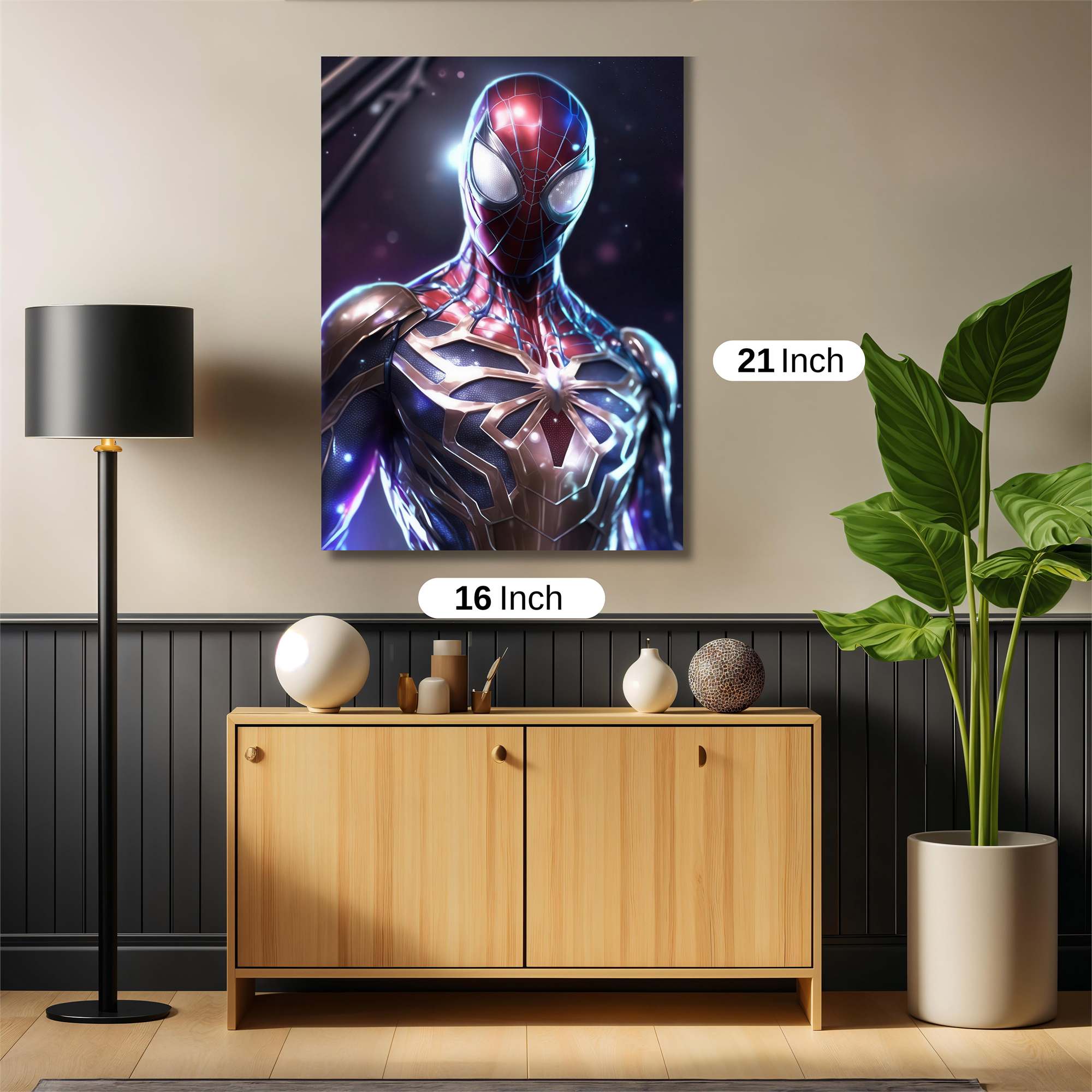 Spider-Man Vivid Safe Wall Magnetic / M