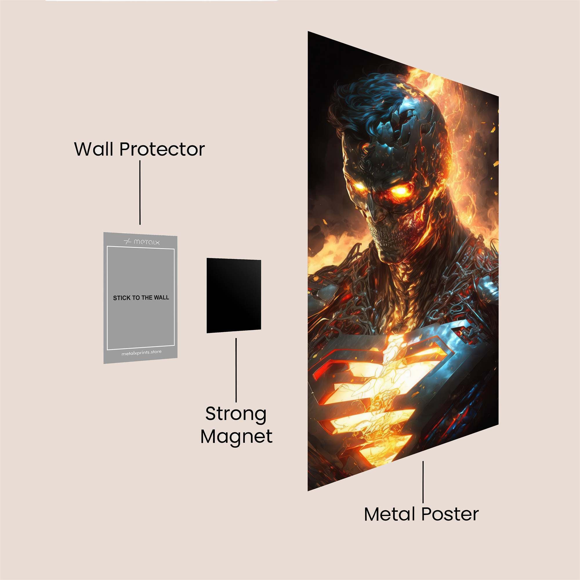 Inferno Guardian Safe Wall Magnetic / M