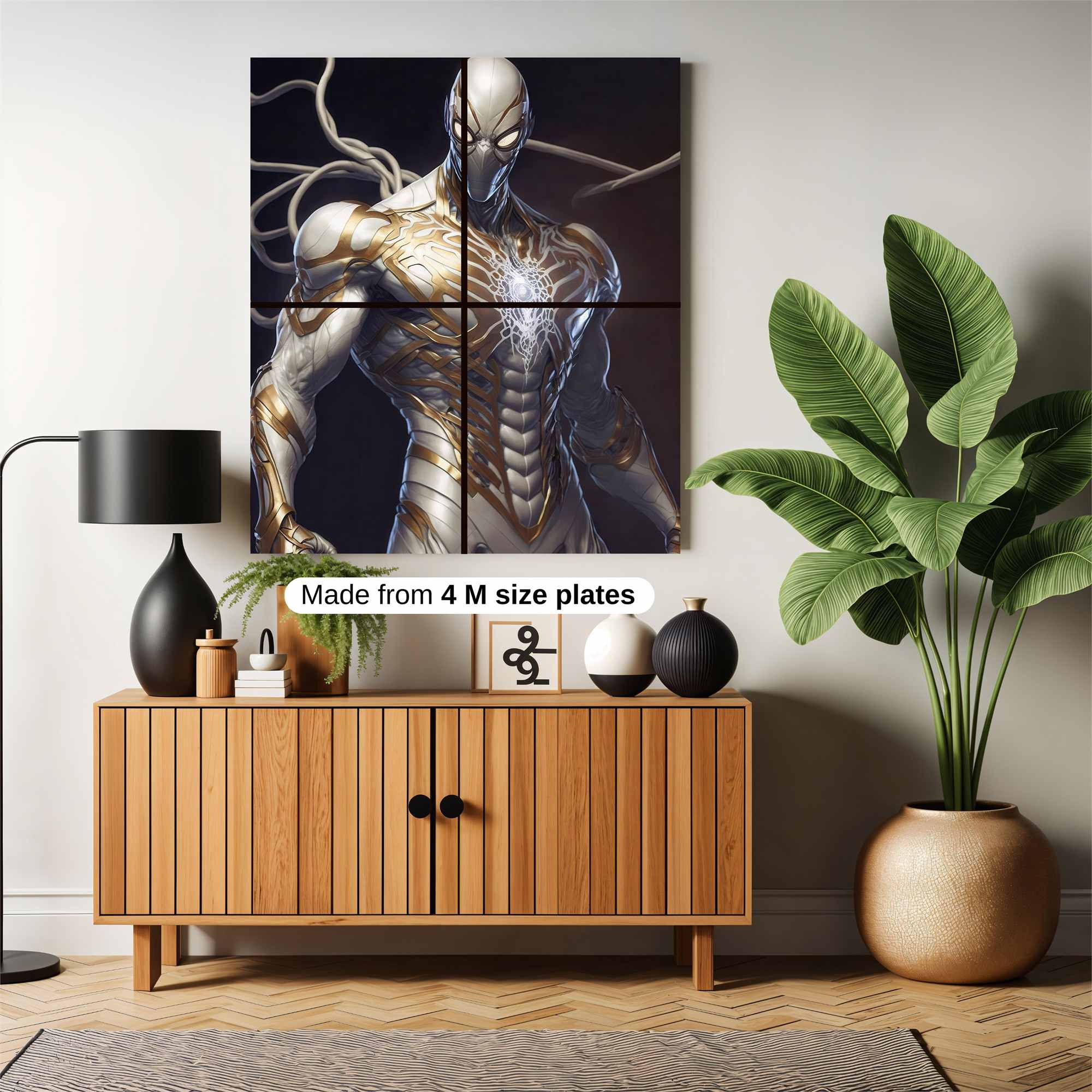 Techno Warrior Safe Wall Magnetic / M