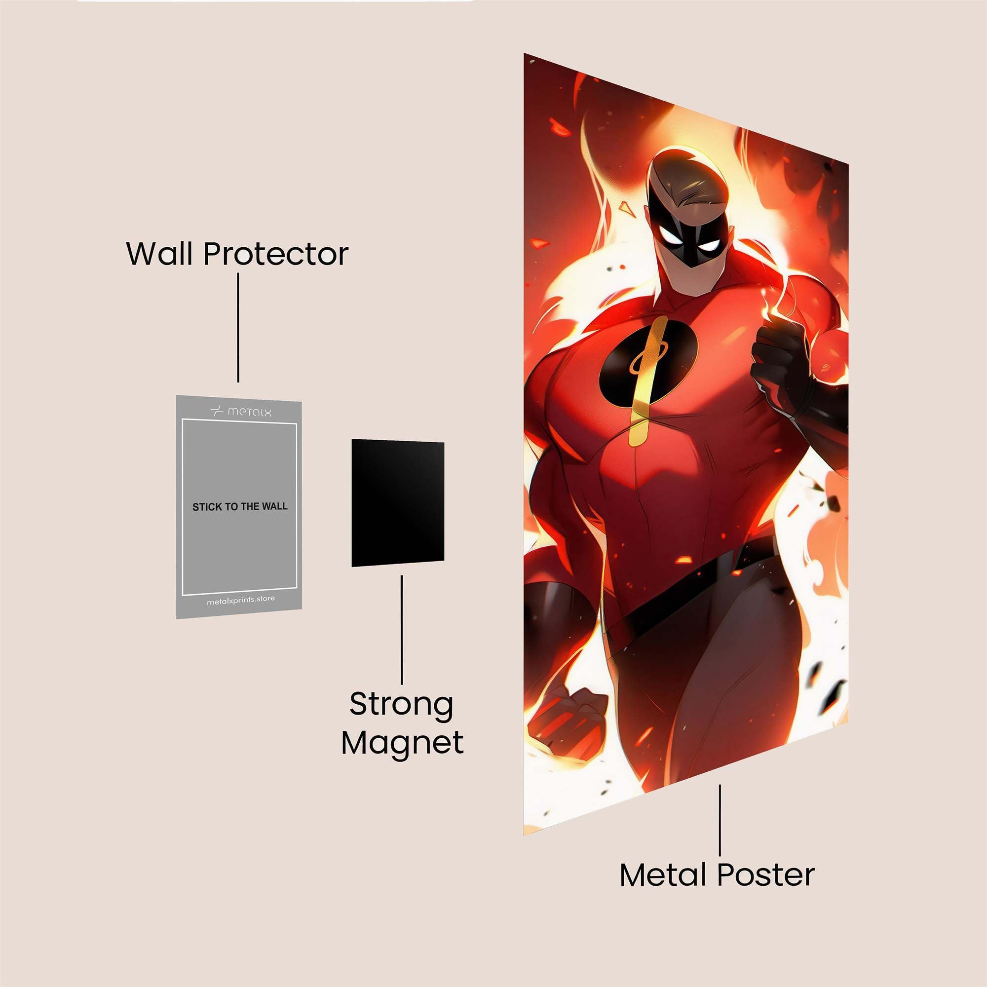 Incredible Blaze Safe Wall Magnetic / M