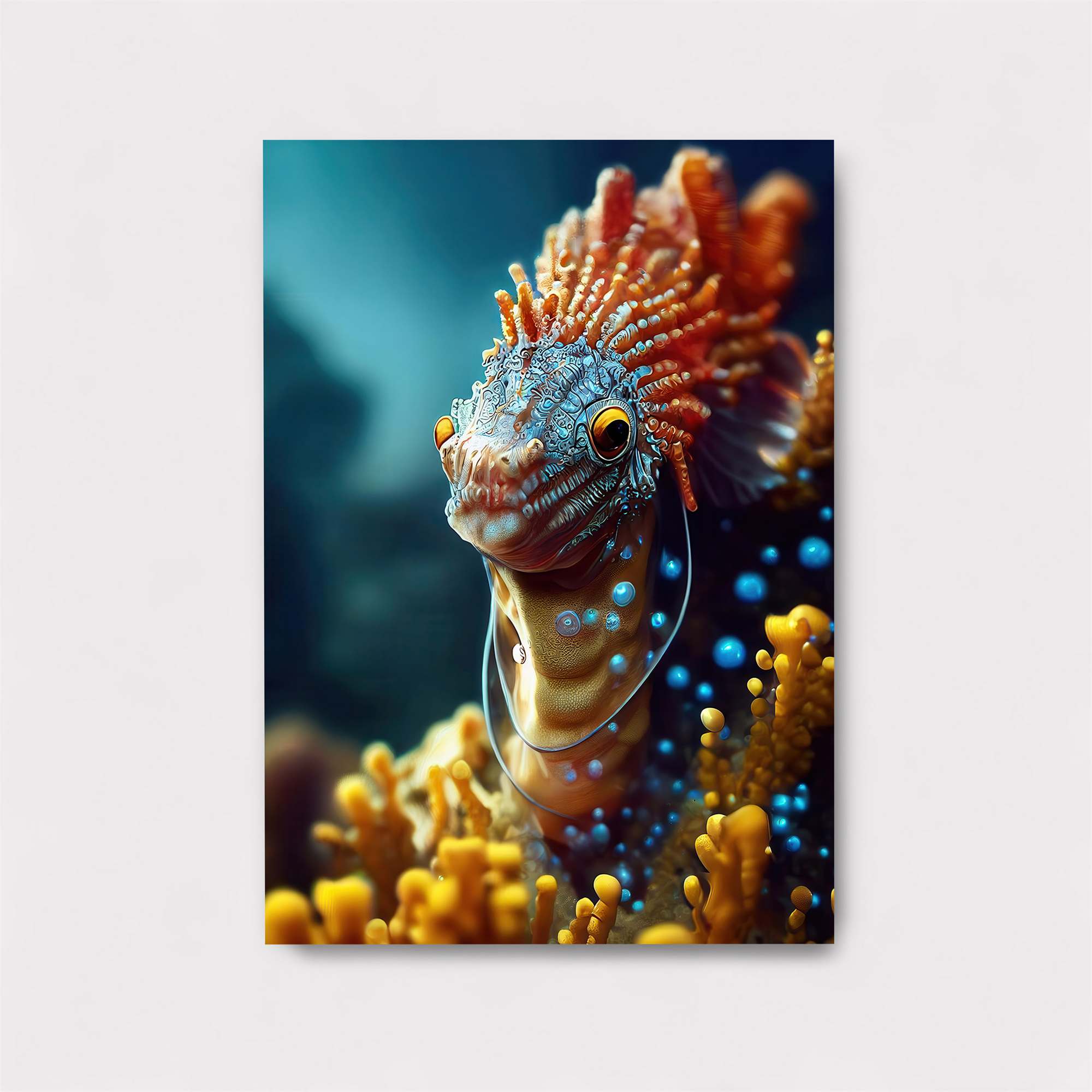 Aquatic Whimsy Safe Wall Magnetic / M