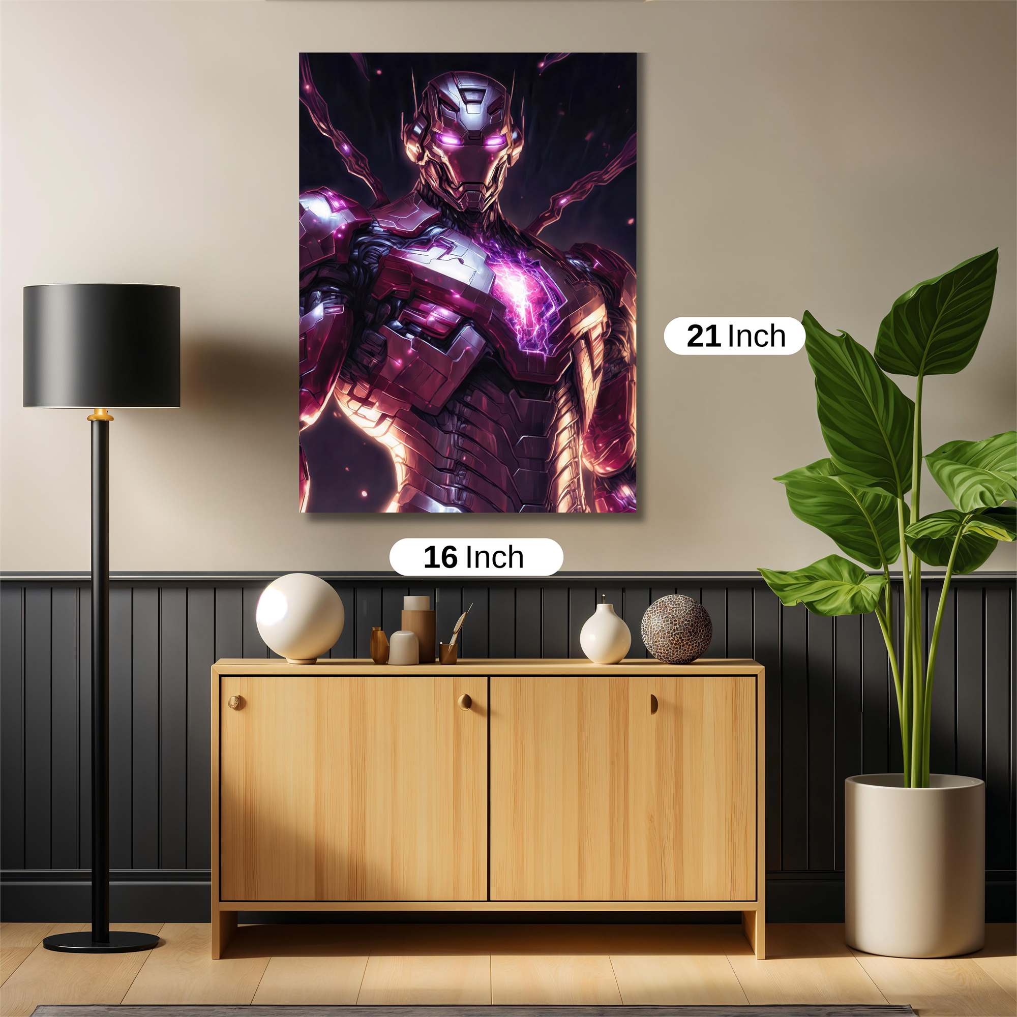 Violet Sentinel Safe Wall Magnetic / M