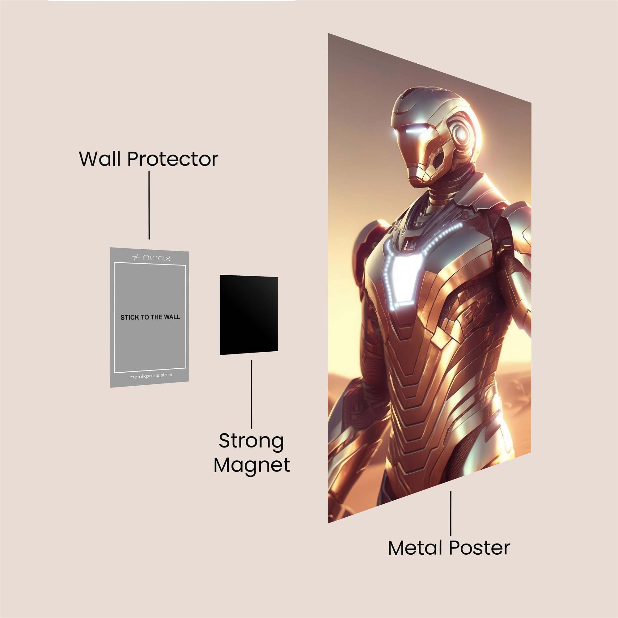 Armored Serenity Safe Wall Magnetic / M