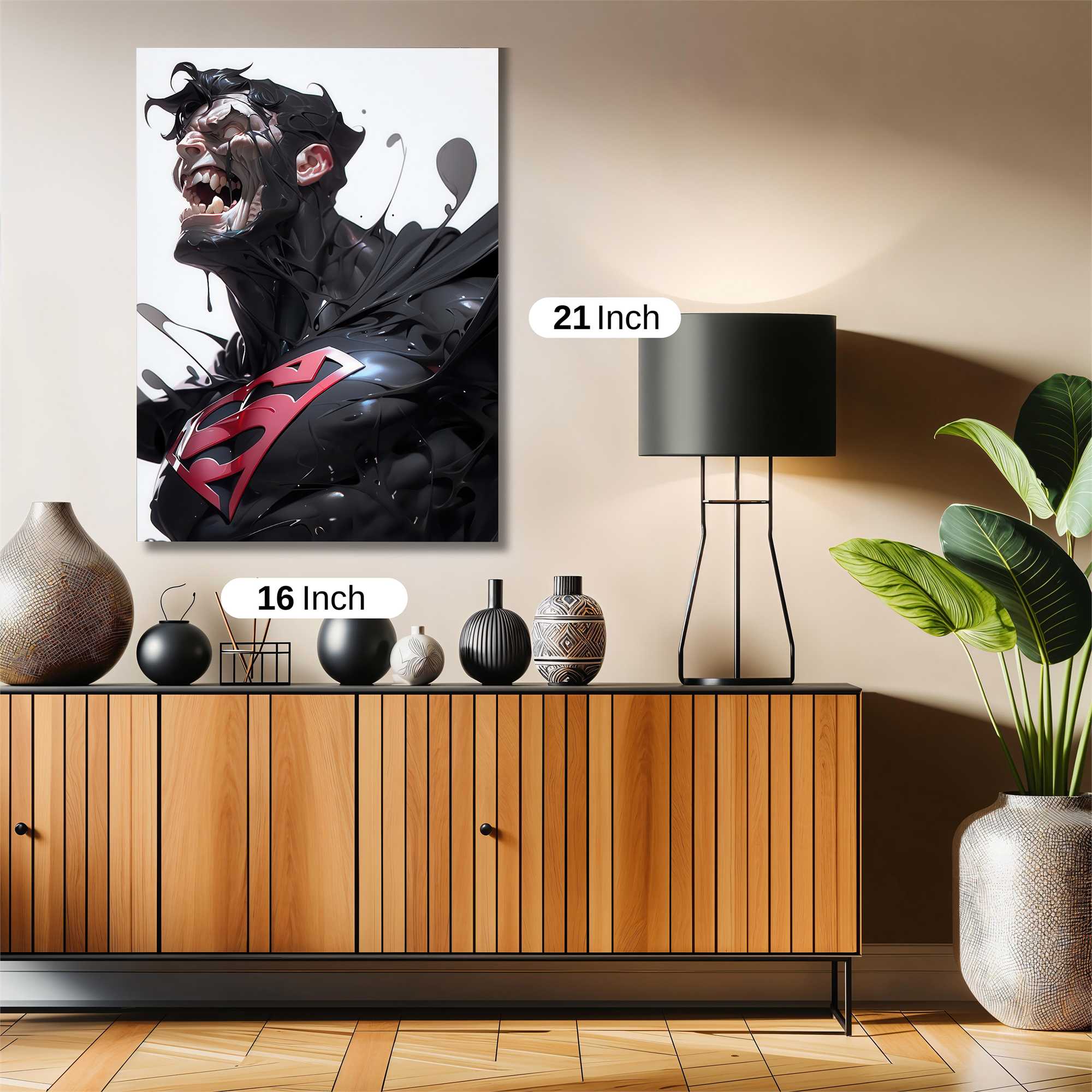 Superman Ferocity Safe Wall Magnetic / M