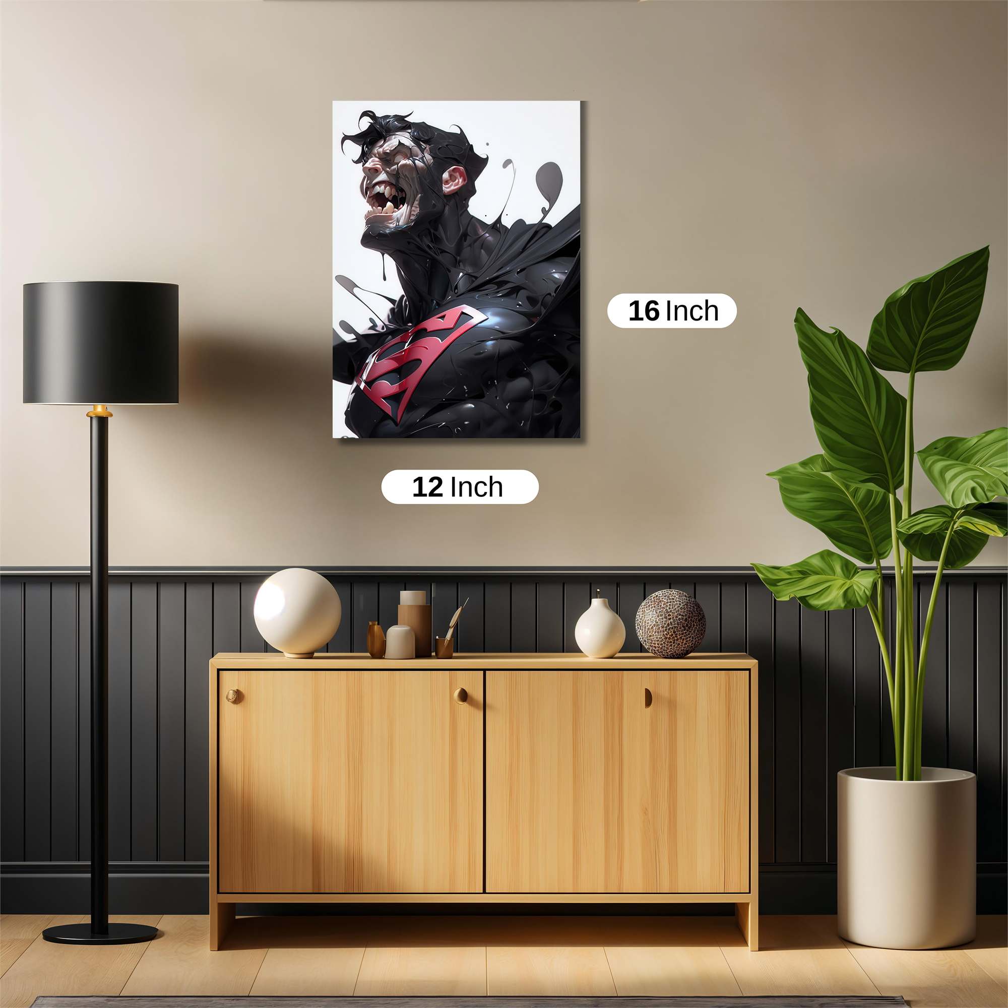 Superman Ferocity Safe Wall Magnetic / M