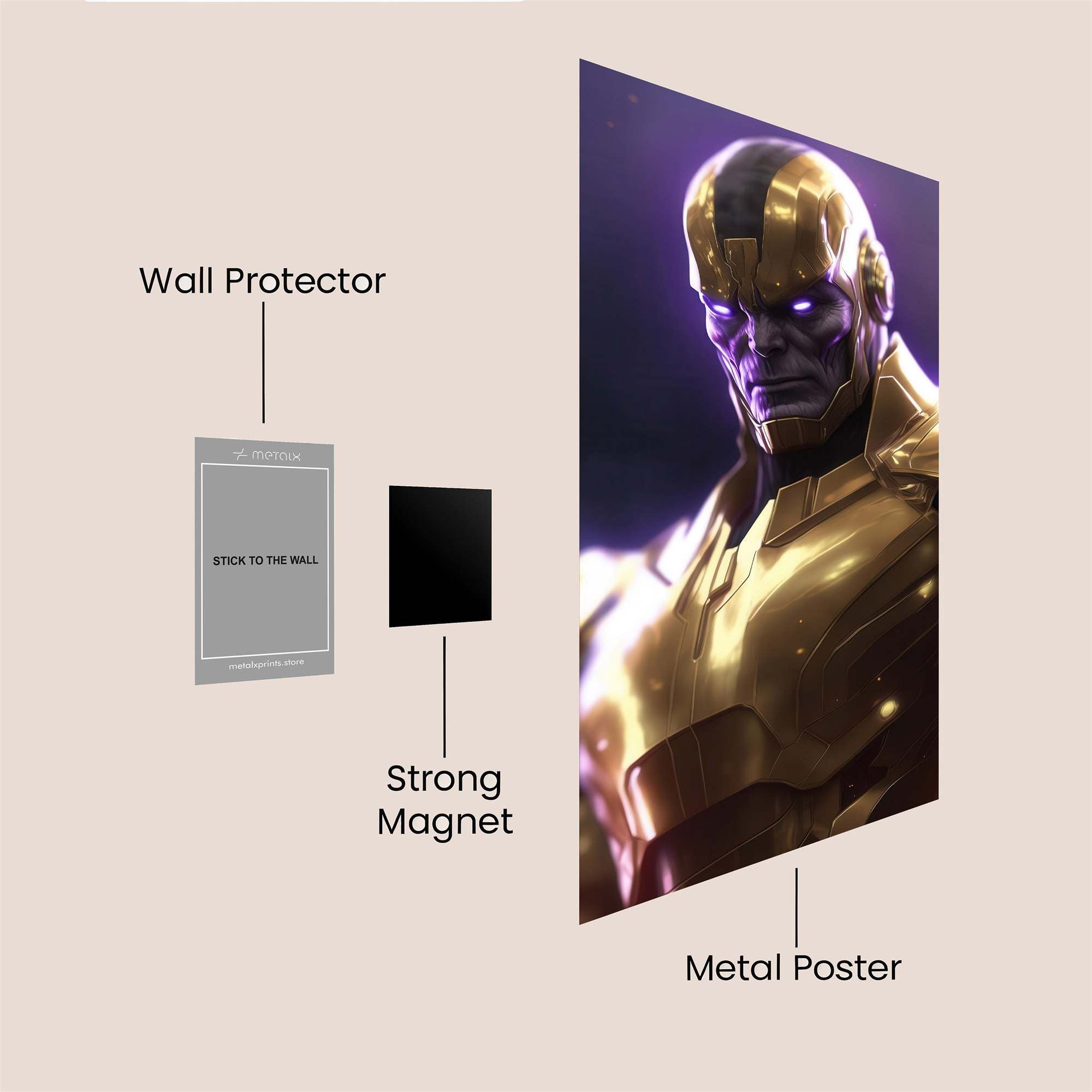 Thanos Majesty Safe Wall Magnetic / M