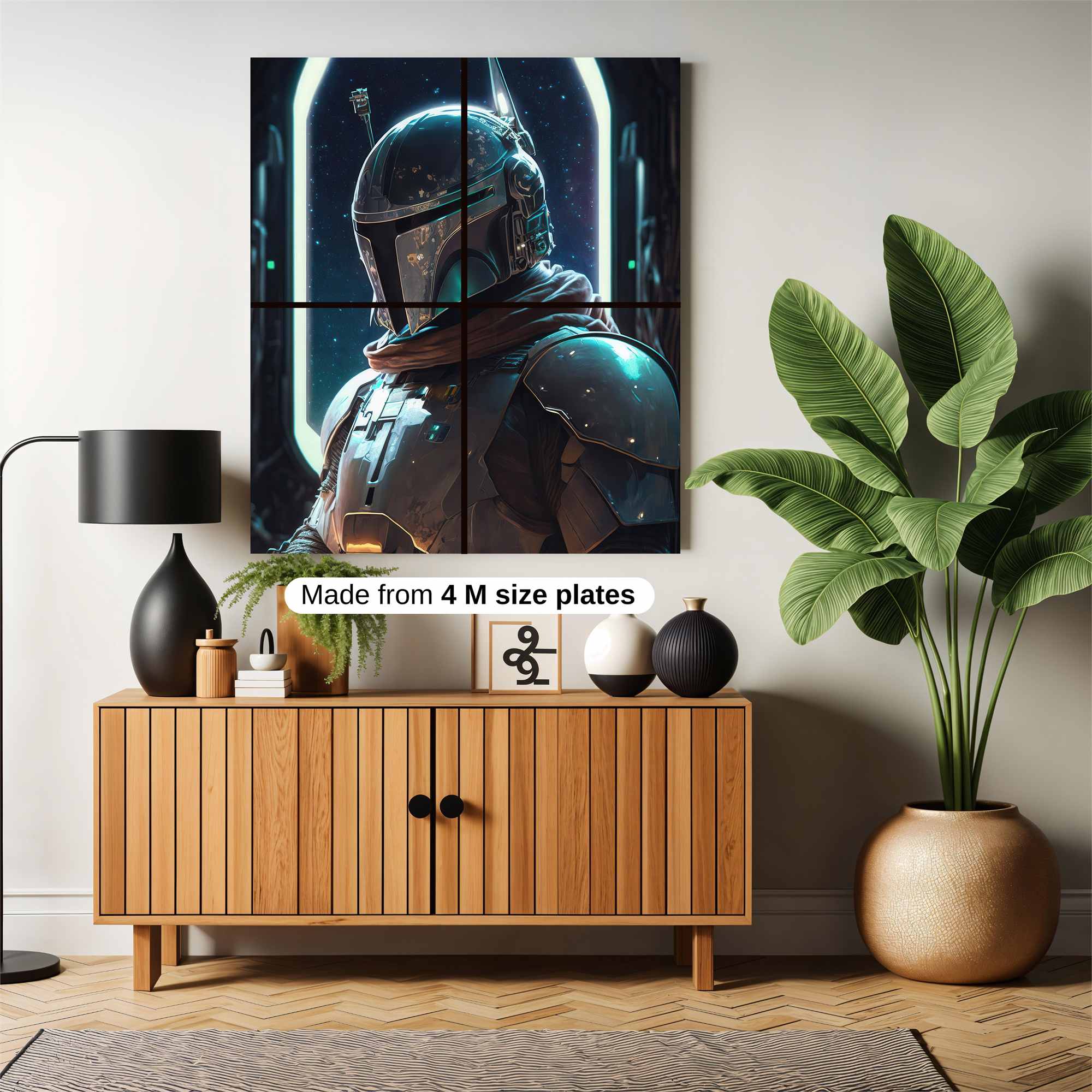 Mandalorian Majesty Safe Wall Magnetic / M