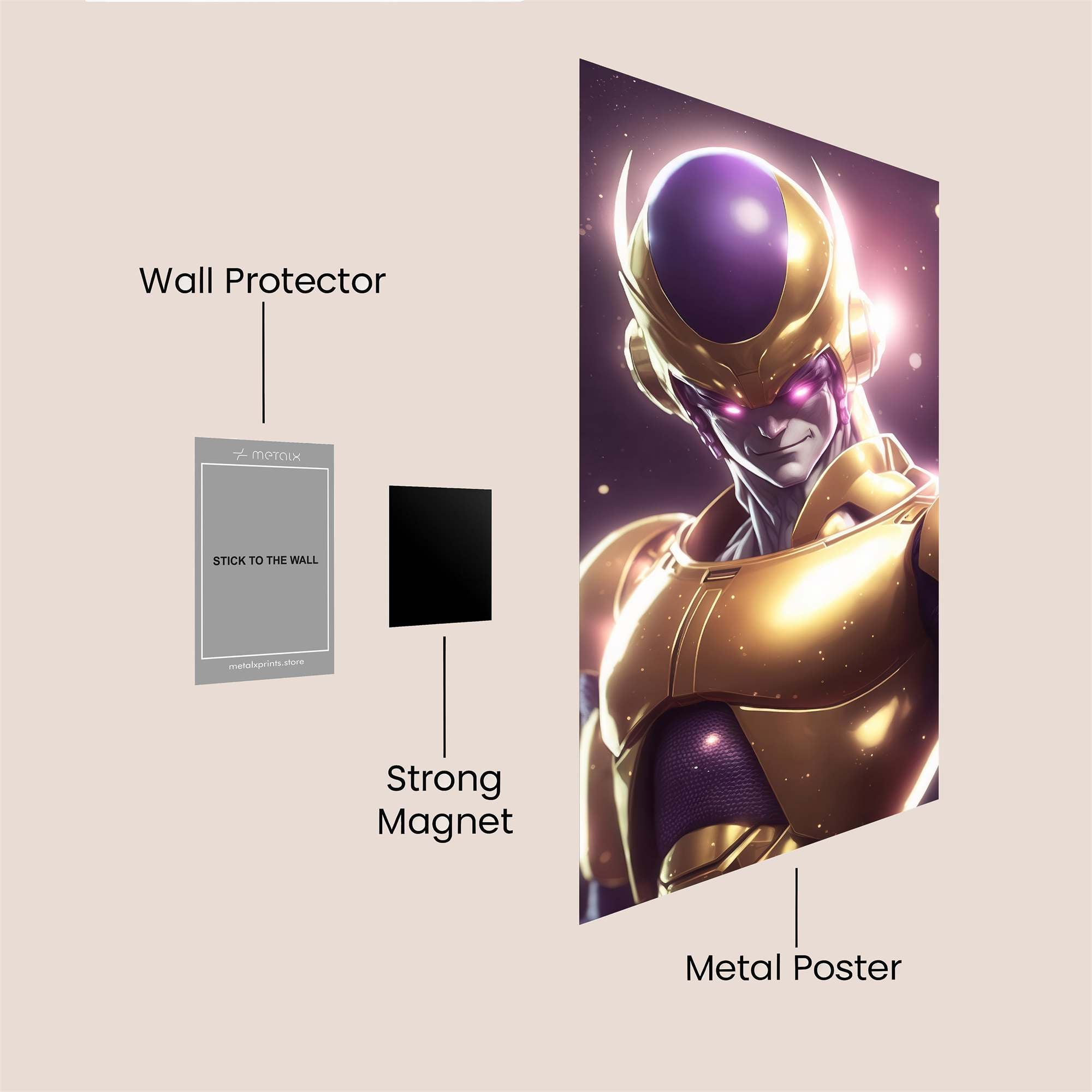 Frieza Illumination Safe Wall Magnetic / M