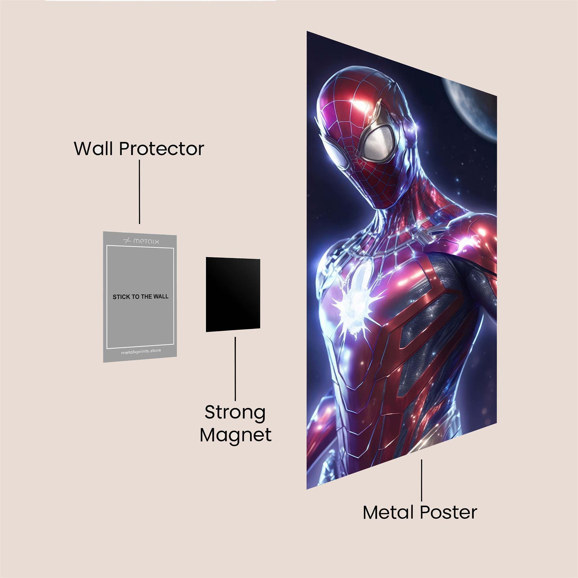 Spidey Nebulous Safe Wall Magnetic / M
