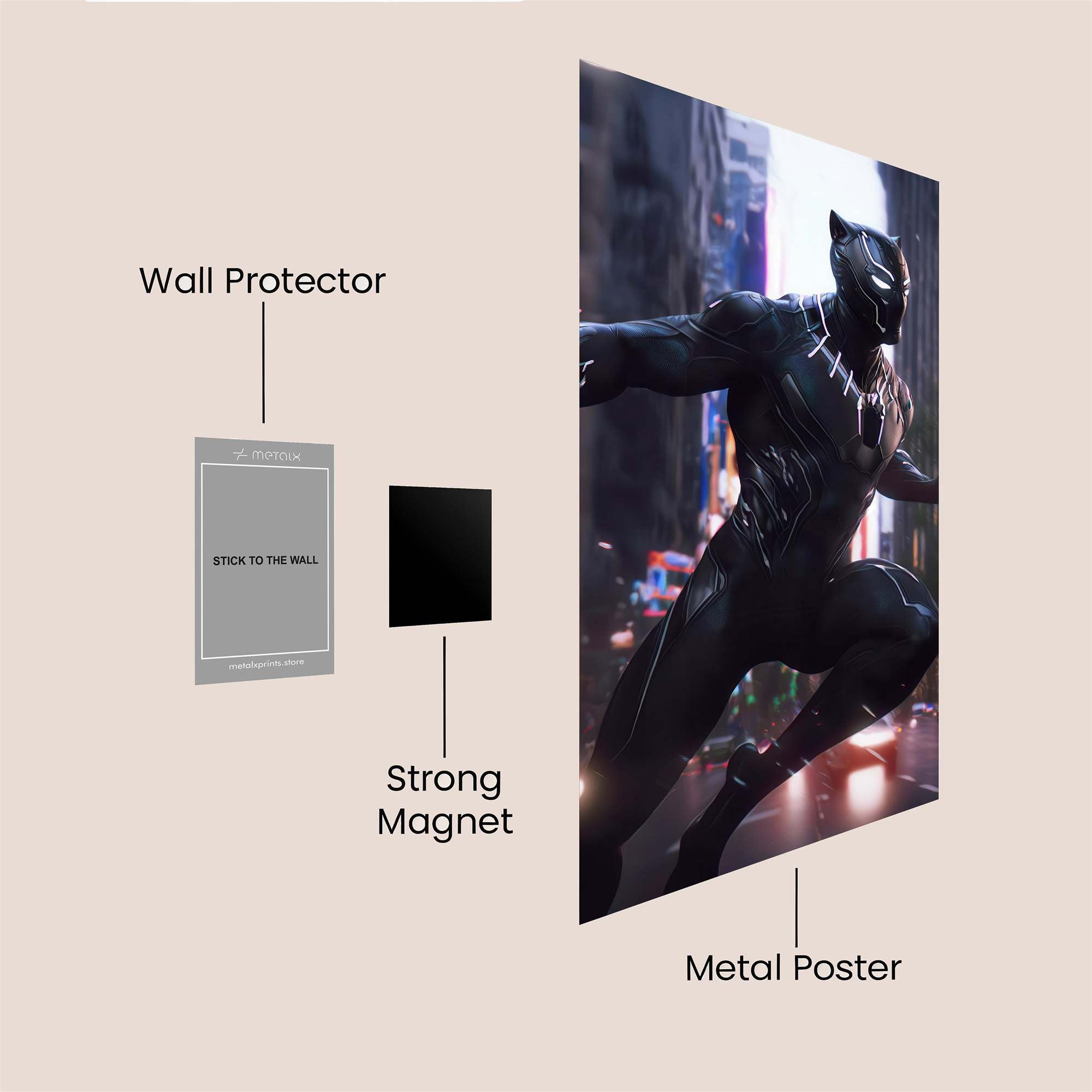 Panther Ascendancy Safe Wall Magnetic / M