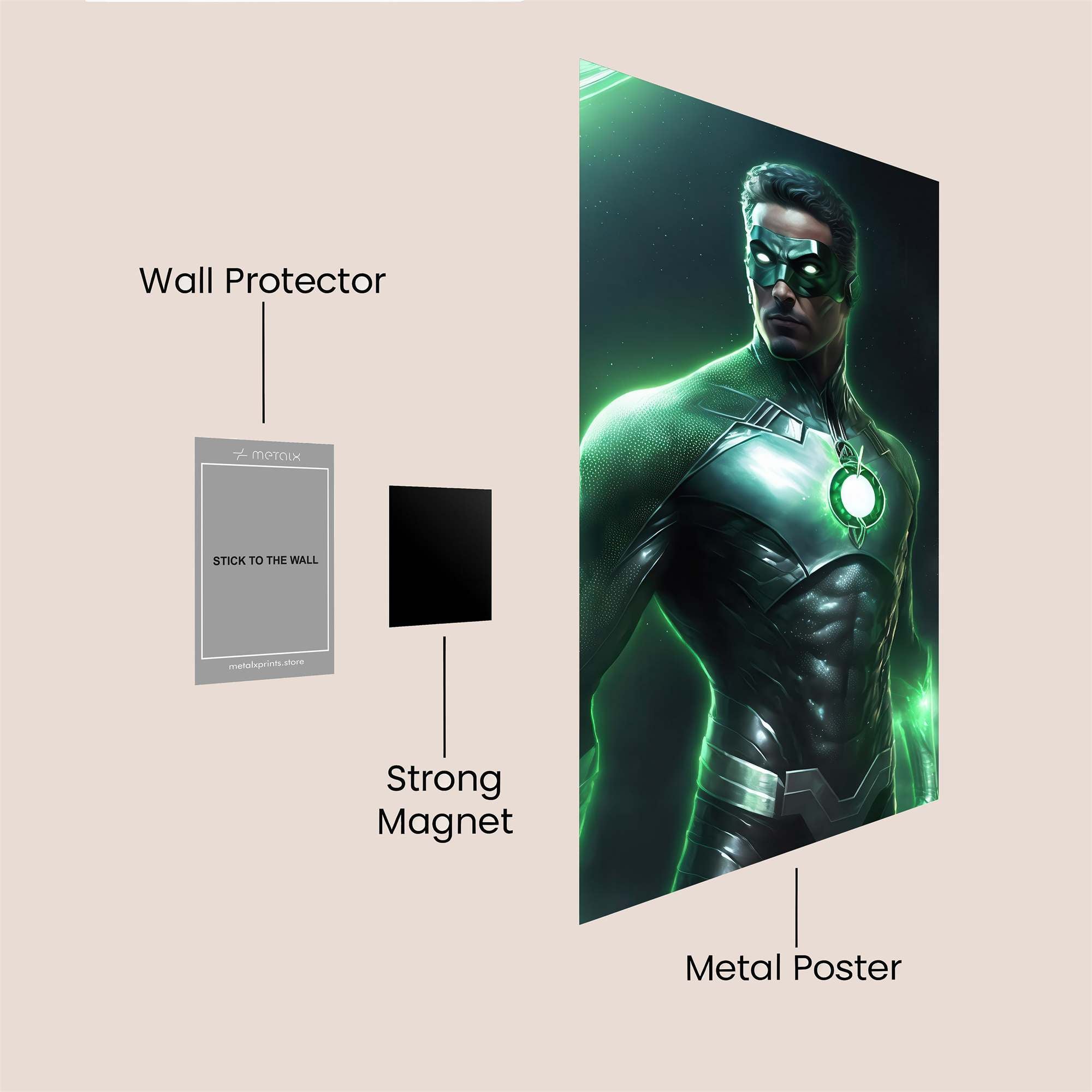 Emerald Guardian Safe Wall Magnetic / M