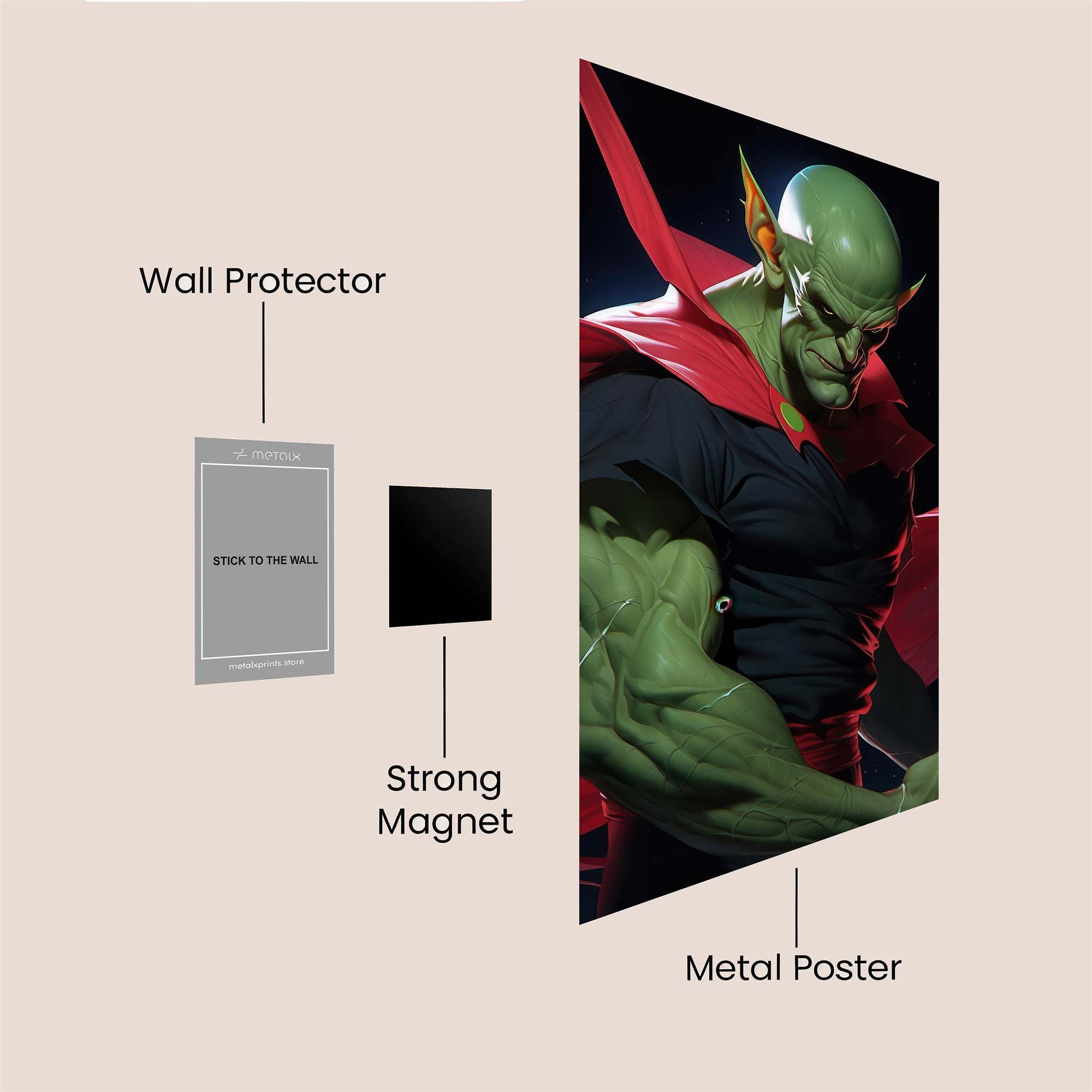 Martian Resolve Safe Wall Magnetic / M