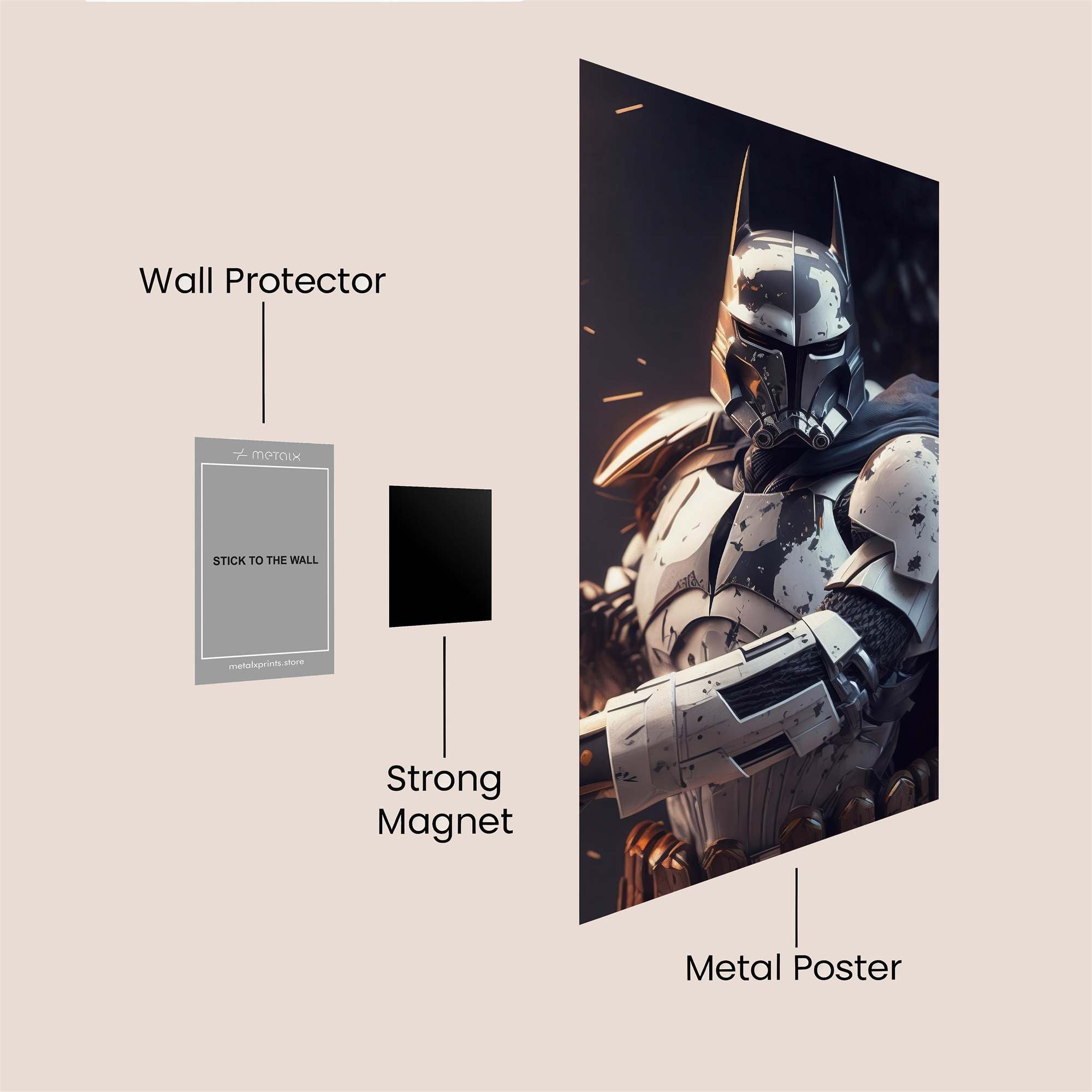 Knight Fusion Safe Wall Magnetic / M