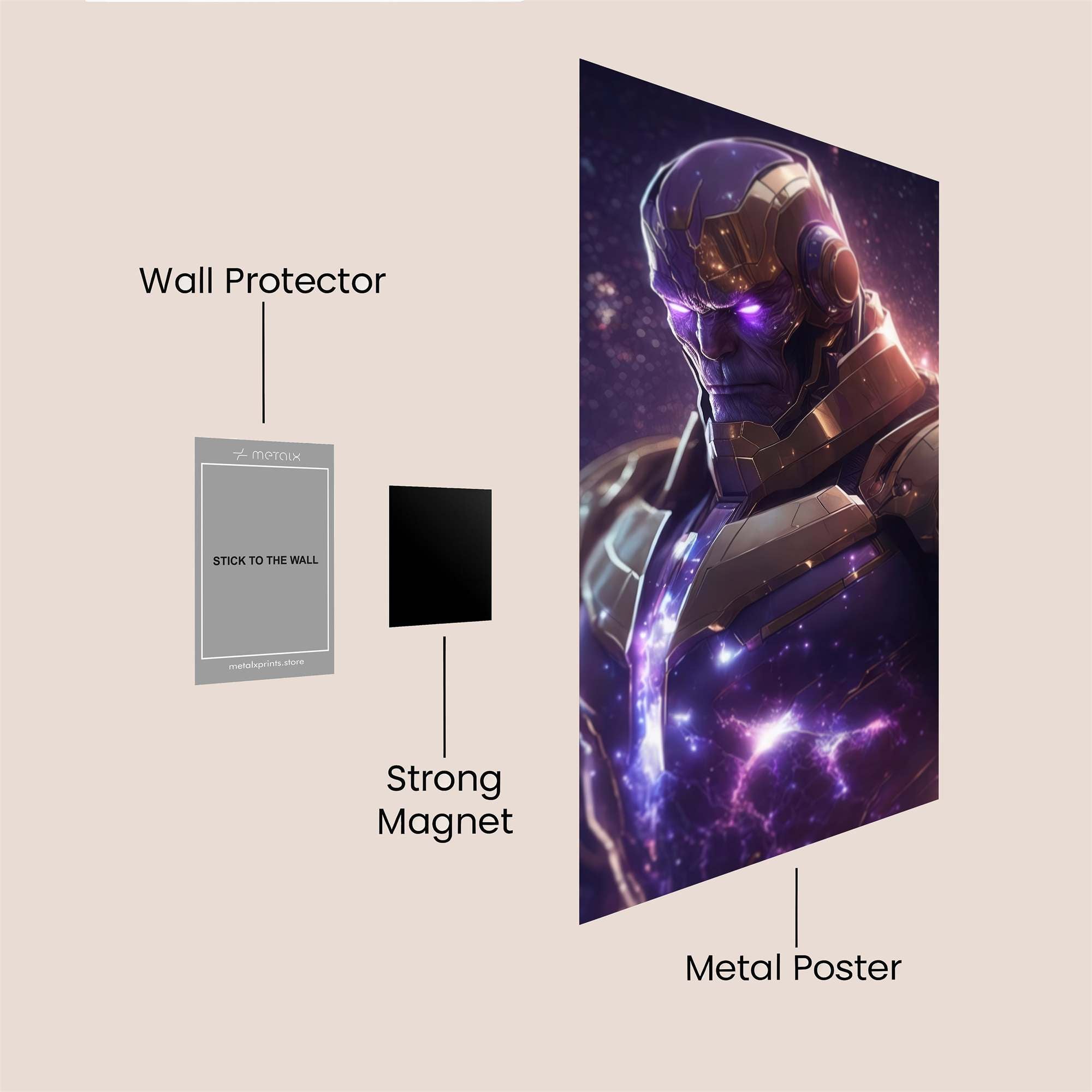 Thanos Majesty Safe Wall Magnetic / M