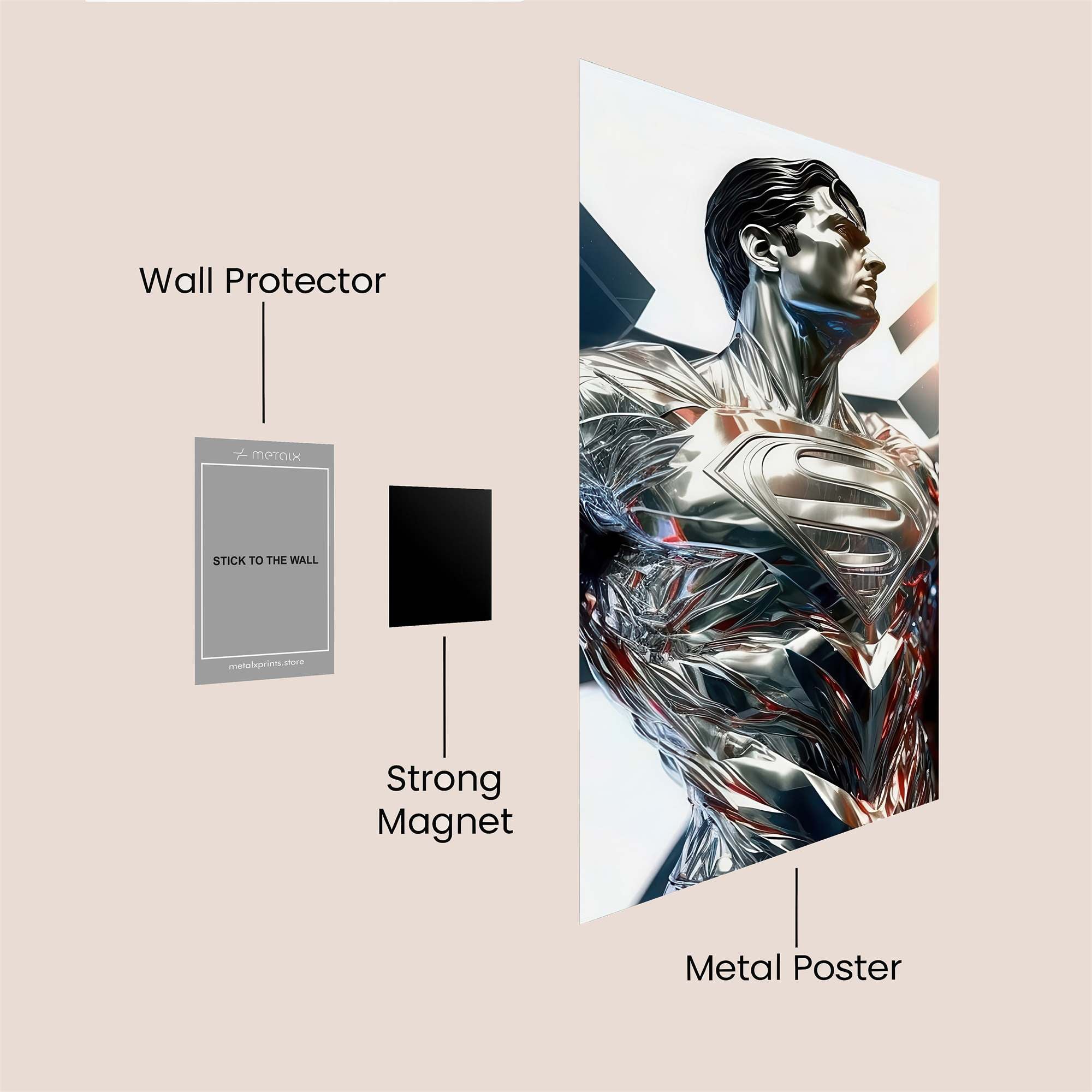 Steel Brilliance Safe Wall Magnetic / M