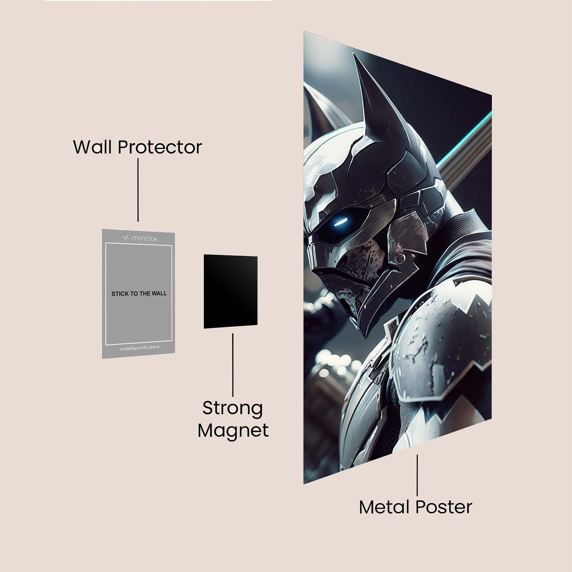 Armored Vigilance Safe Wall Magnetic / M