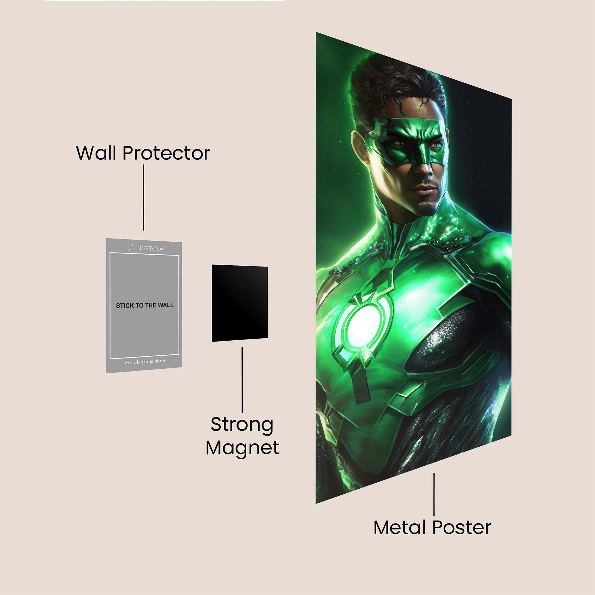 Emerald Valor Safe Wall Magnetic / M