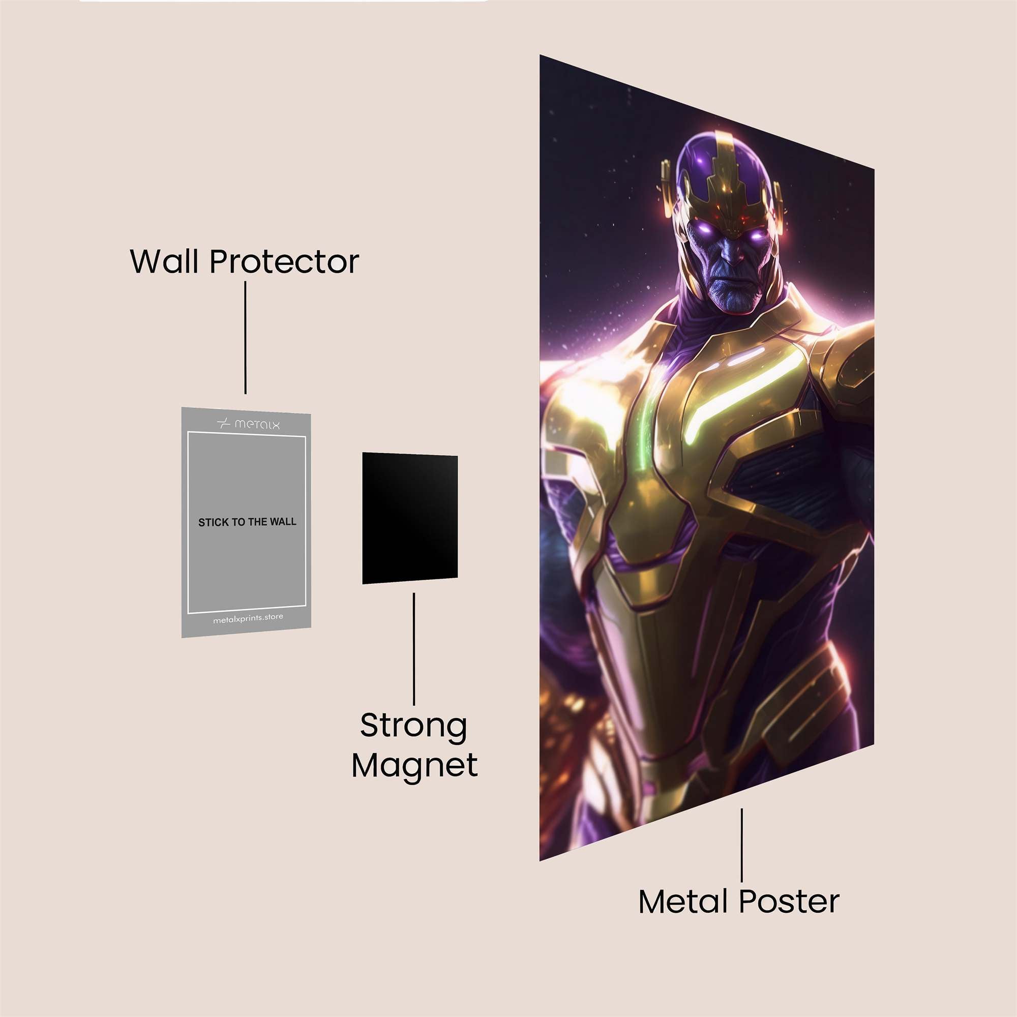 Thanos Ascendant Safe Wall Magnetic / M