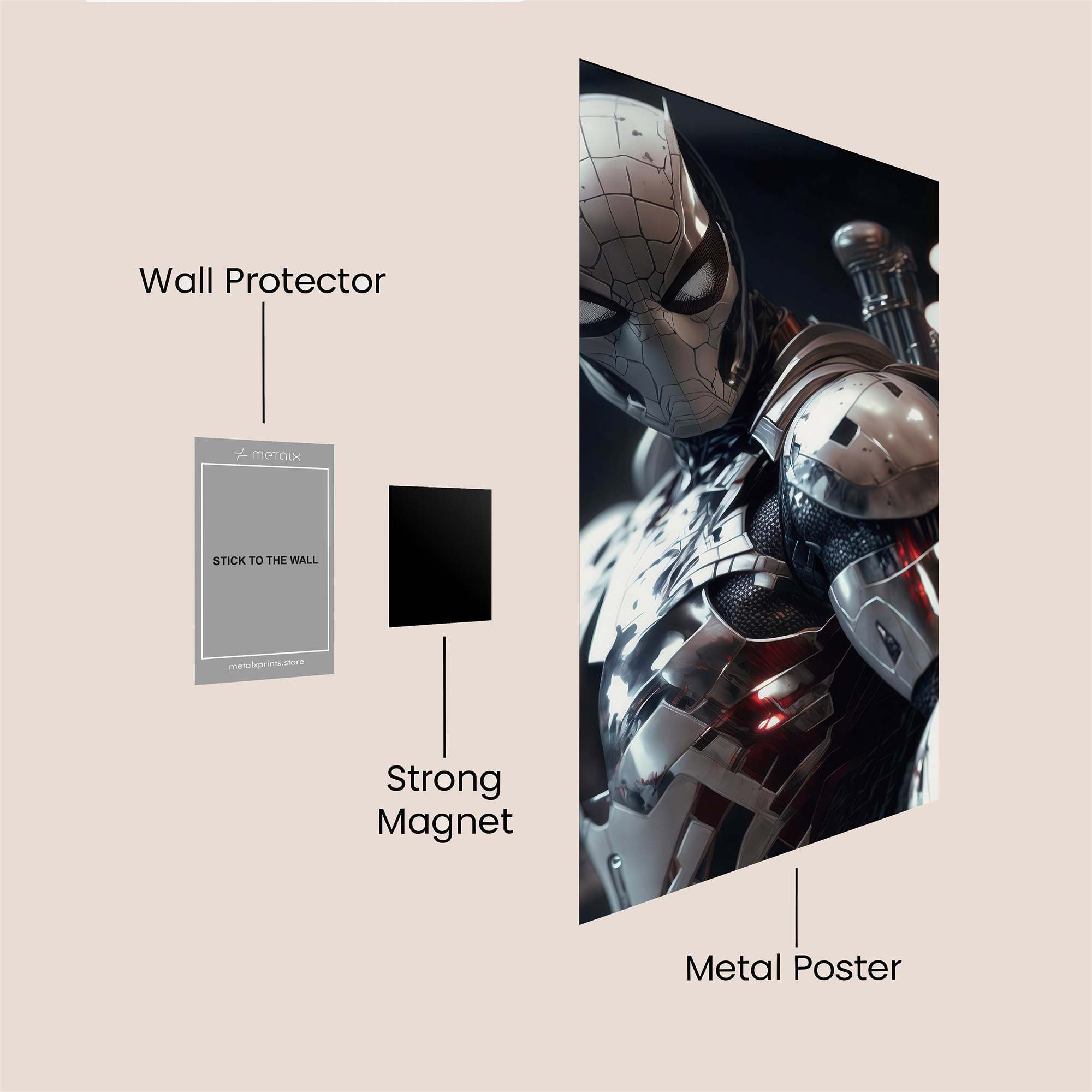Cybersuit Prowess Safe Wall Magnetic / M