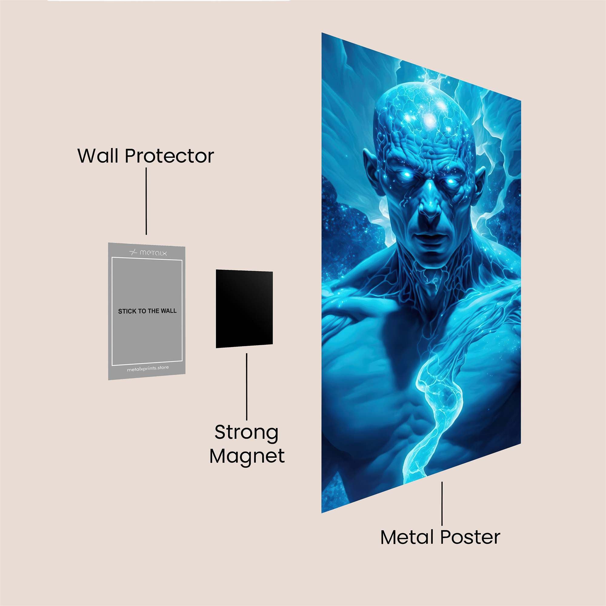 Cosmic Intensity Safe Wall Magnetic / M