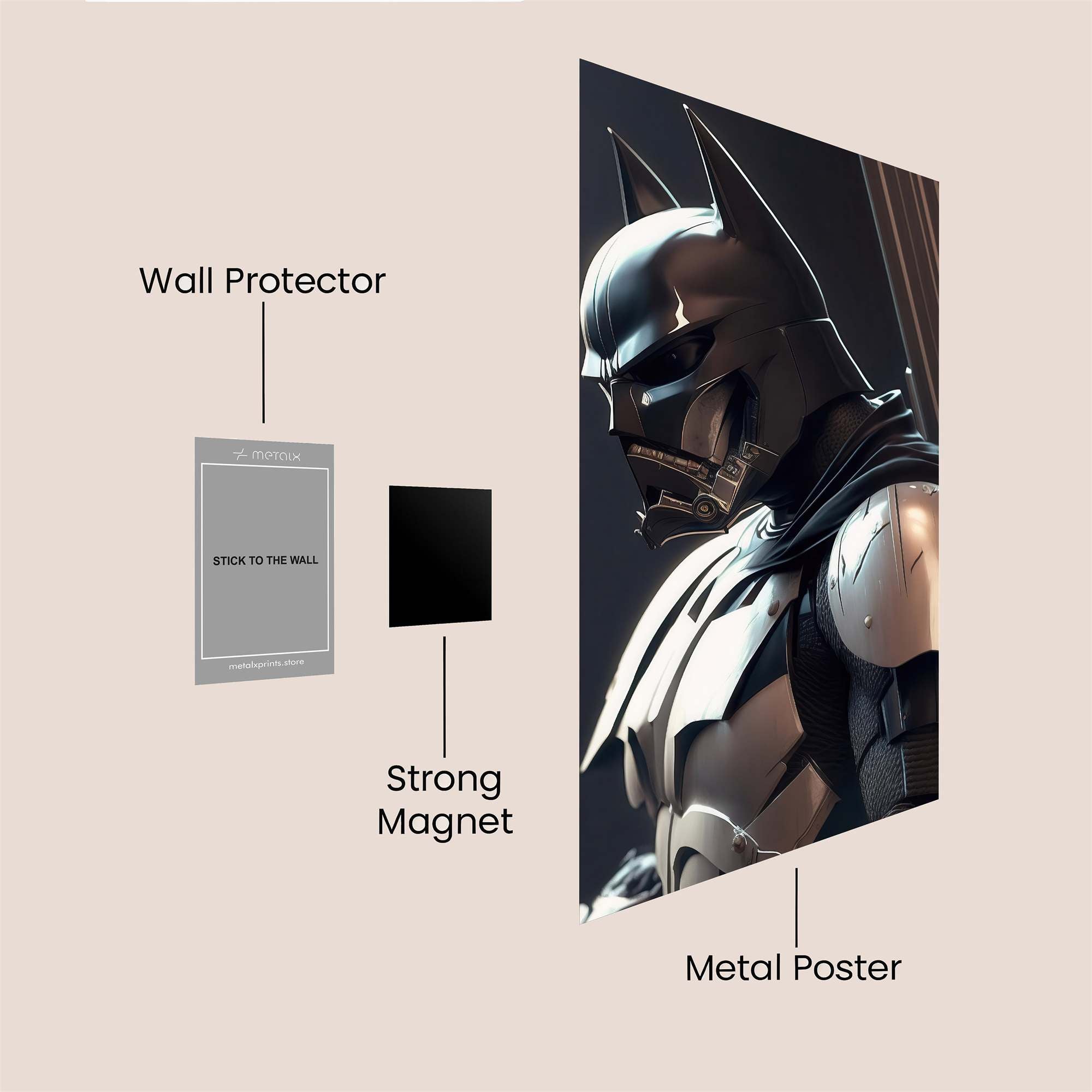 Batman Valor Safe Wall Magnetic / M