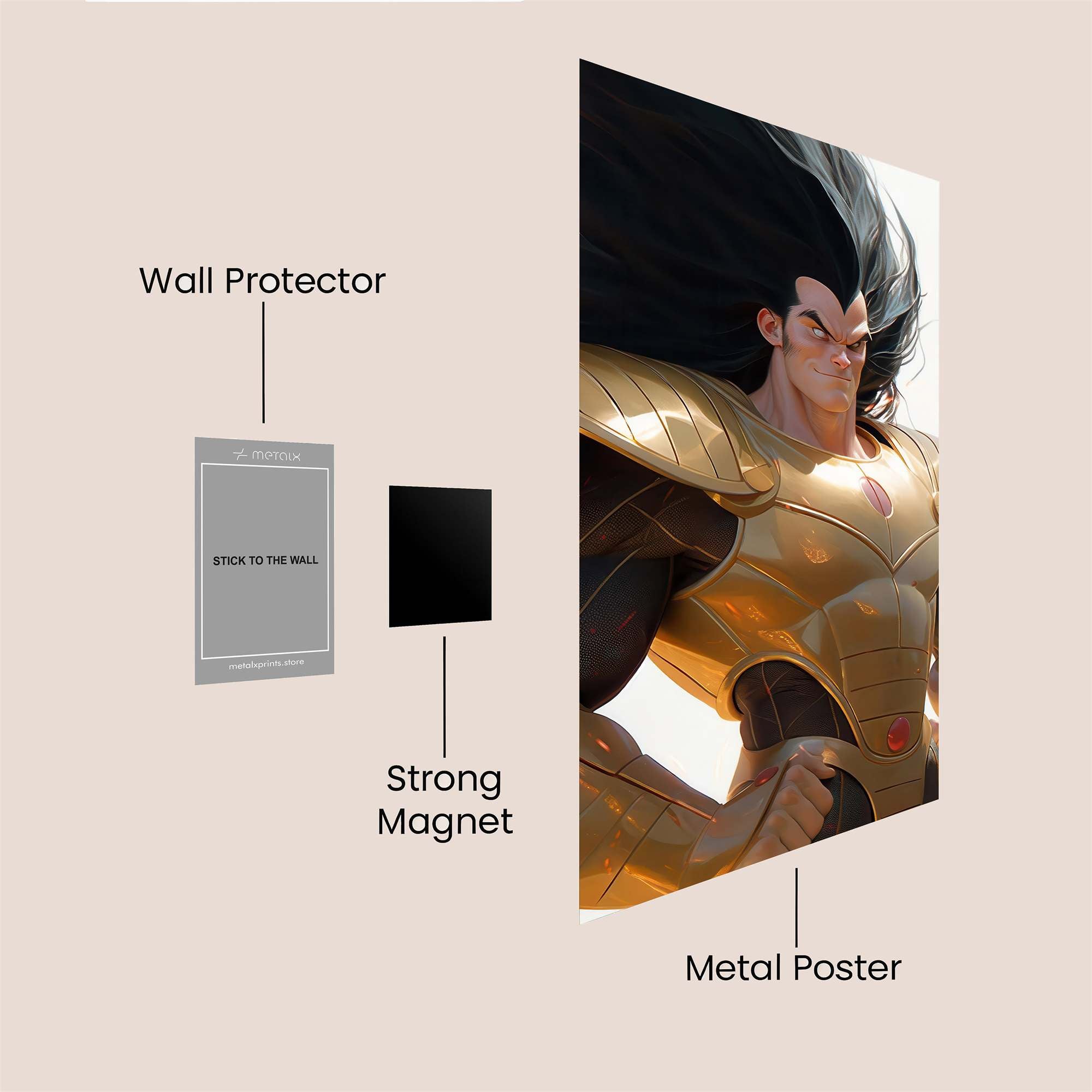 Heroic Majesty Safe Wall Magnetic / M