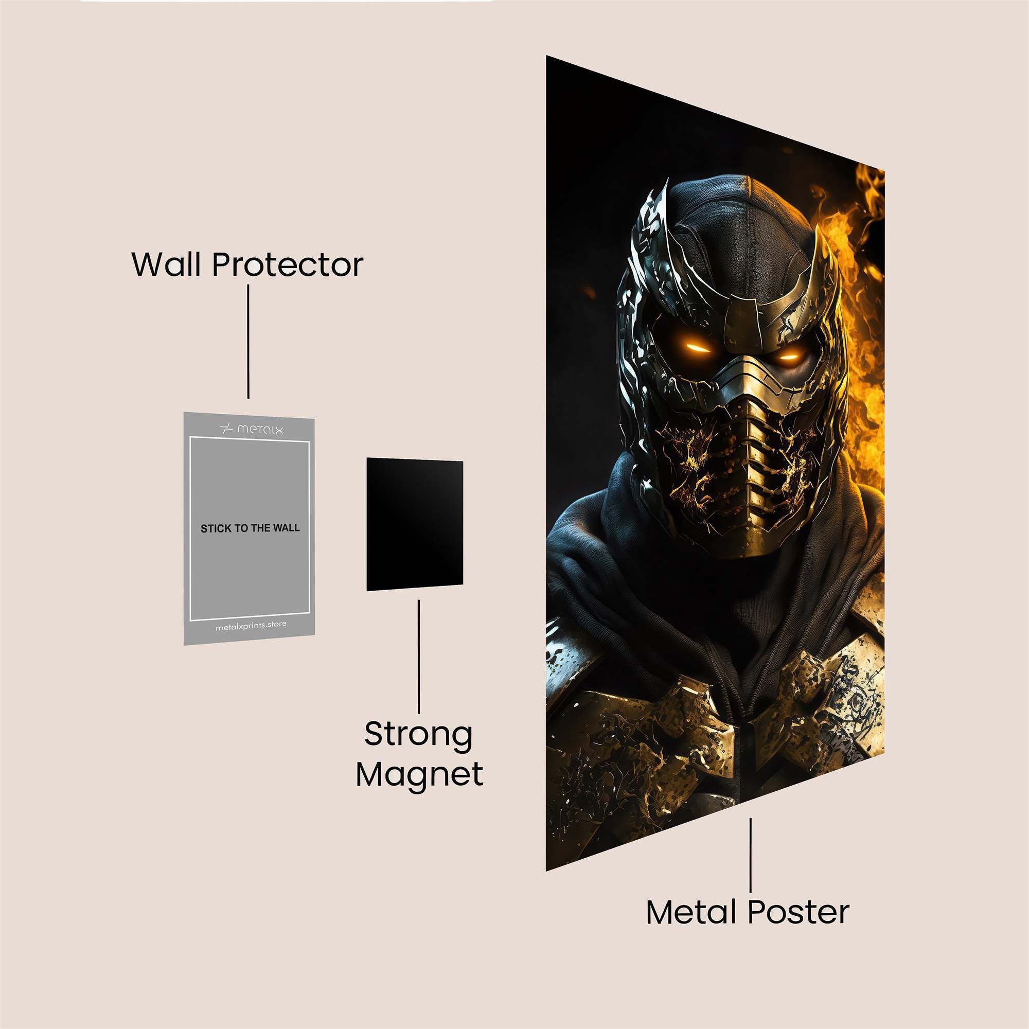 Scorpion Blaze Safe Wall Magnetic / M