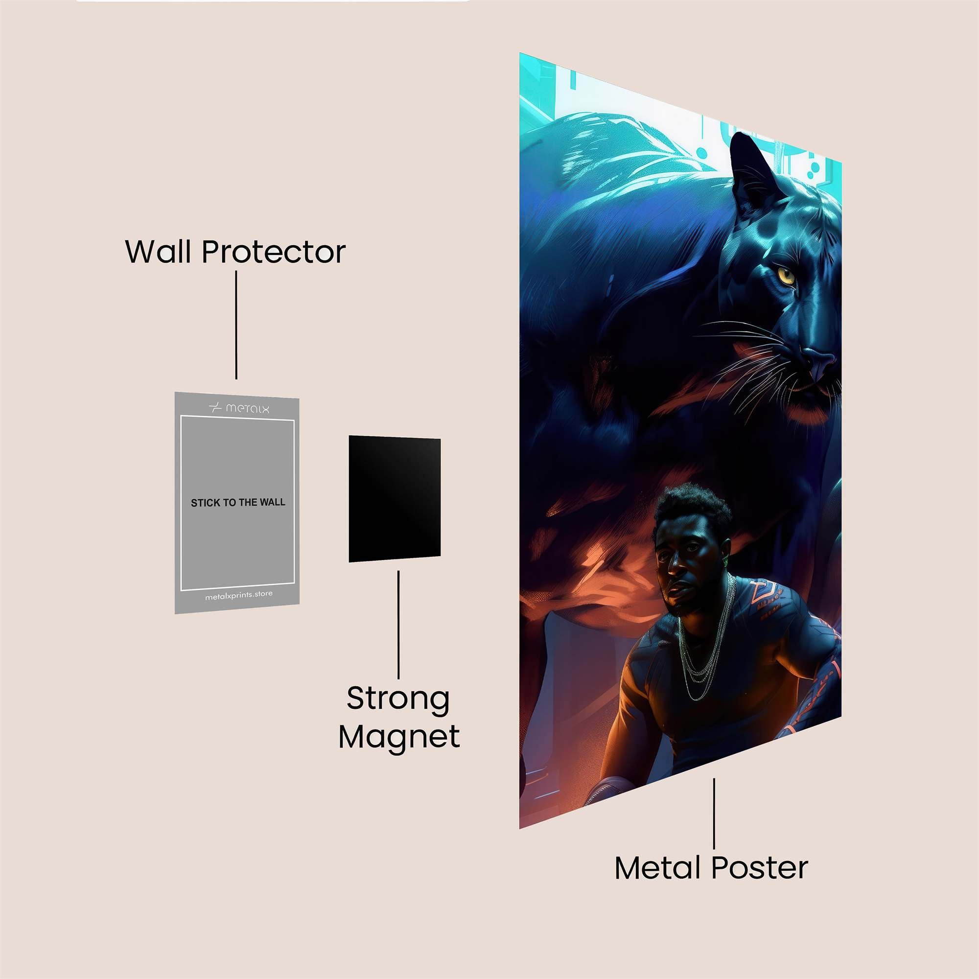 Panther Majesty Safe Wall Magnetic / M