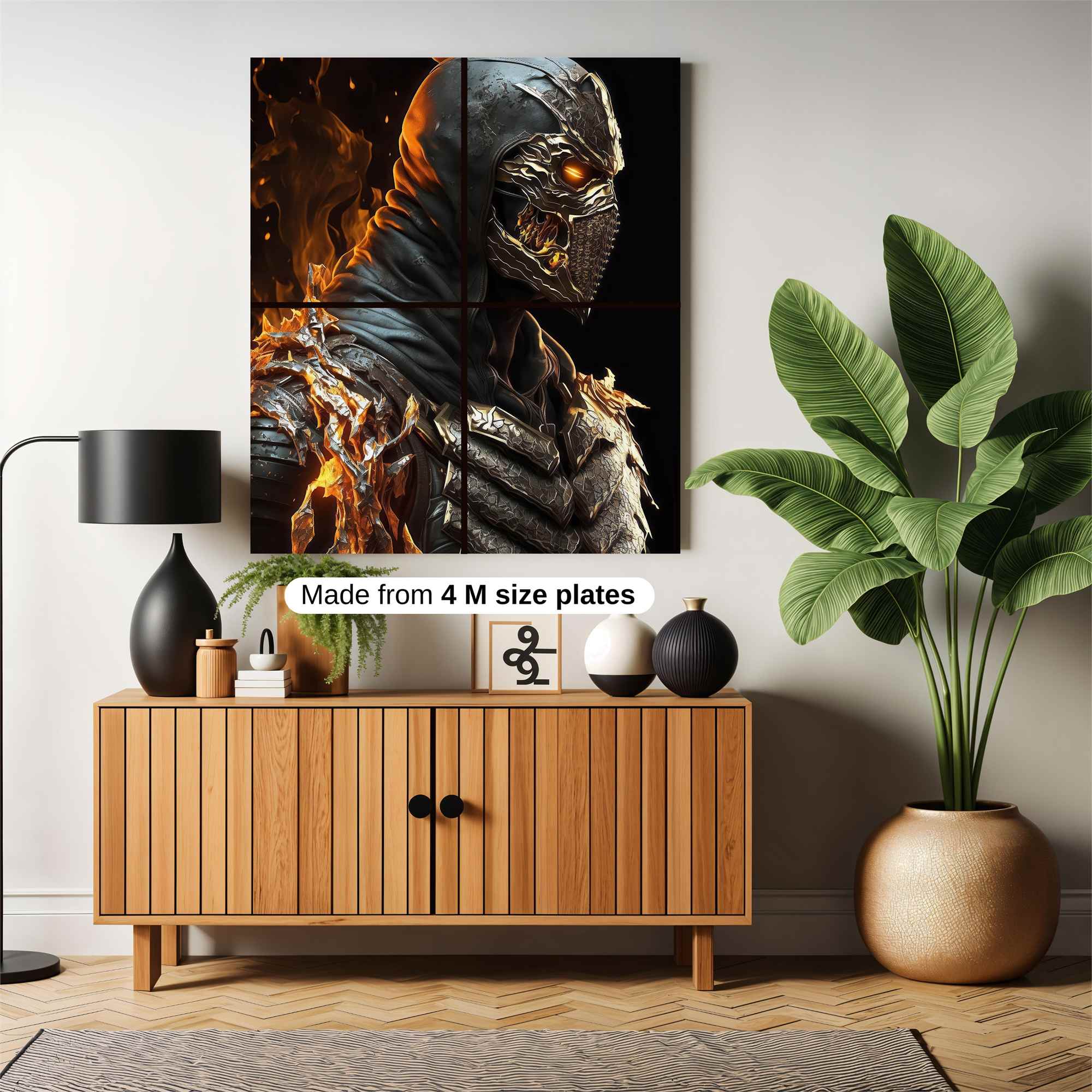 Inferno Warrior Safe Wall Magnetic / M
