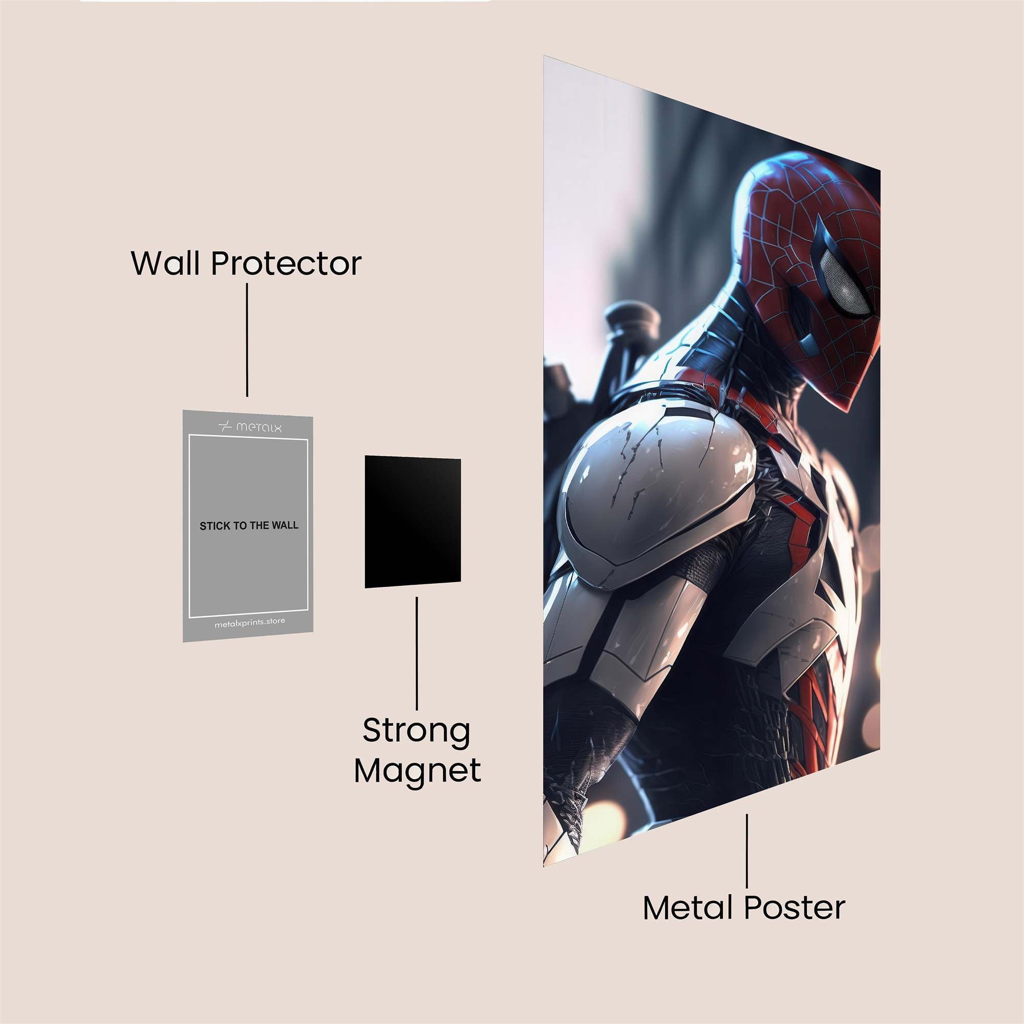 Spider-Man Reverie Safe Wall Magnetic / M
