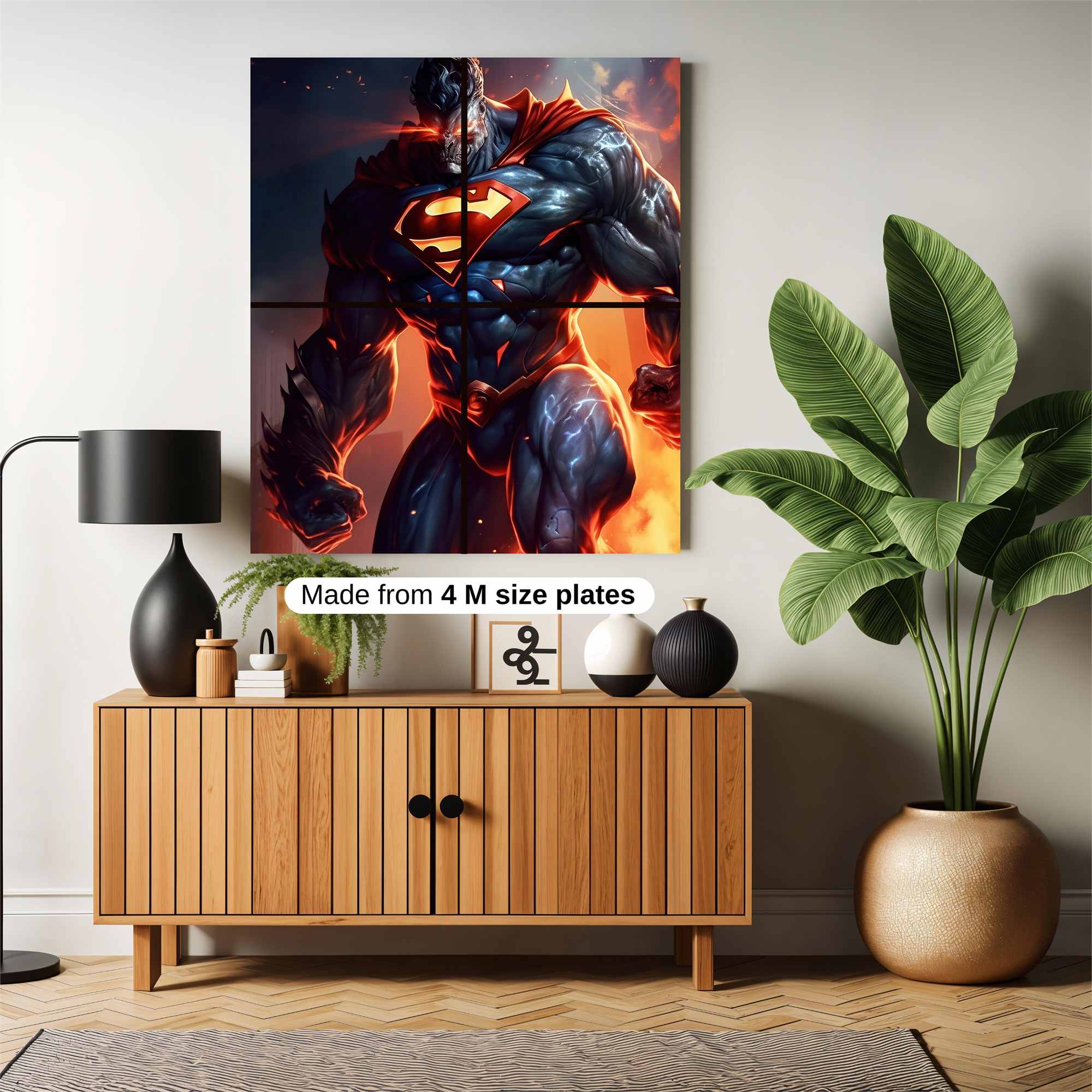 Superman Fury Safe Wall Magnetic / M