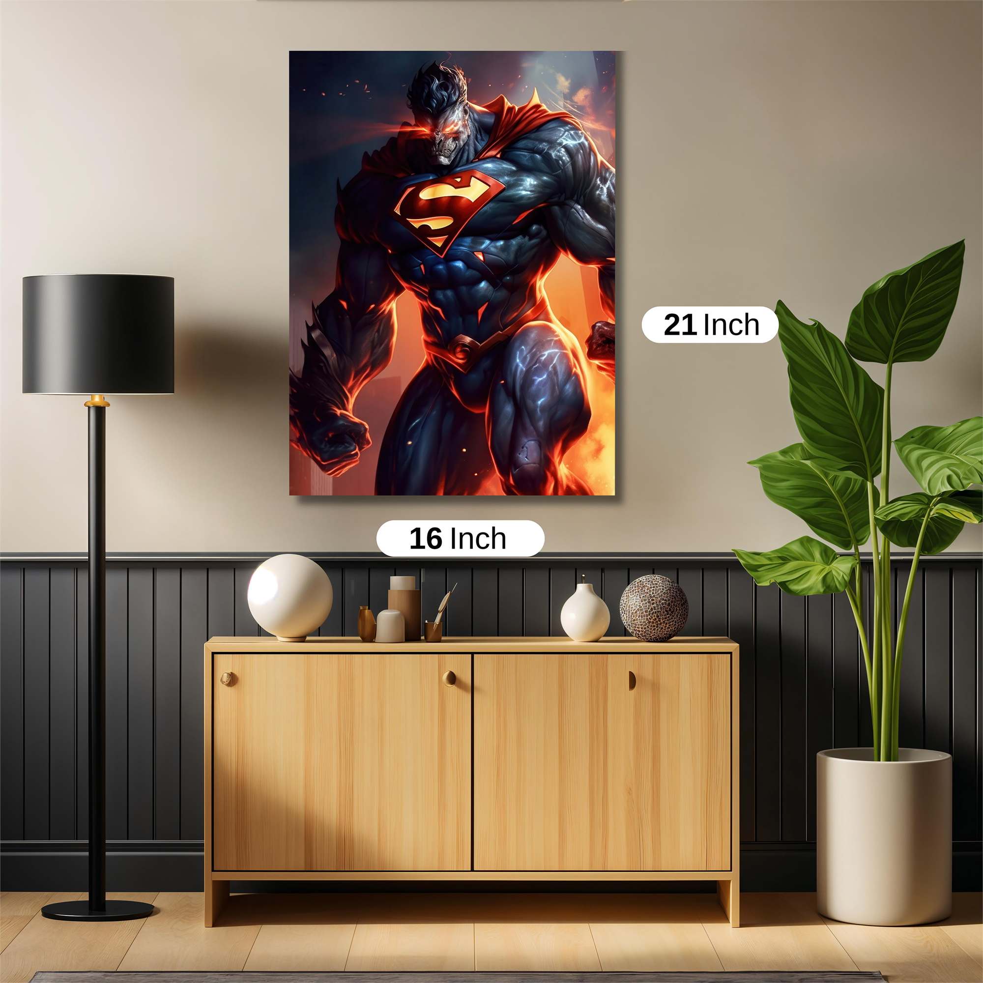 Superman Fury Safe Wall Magnetic / M