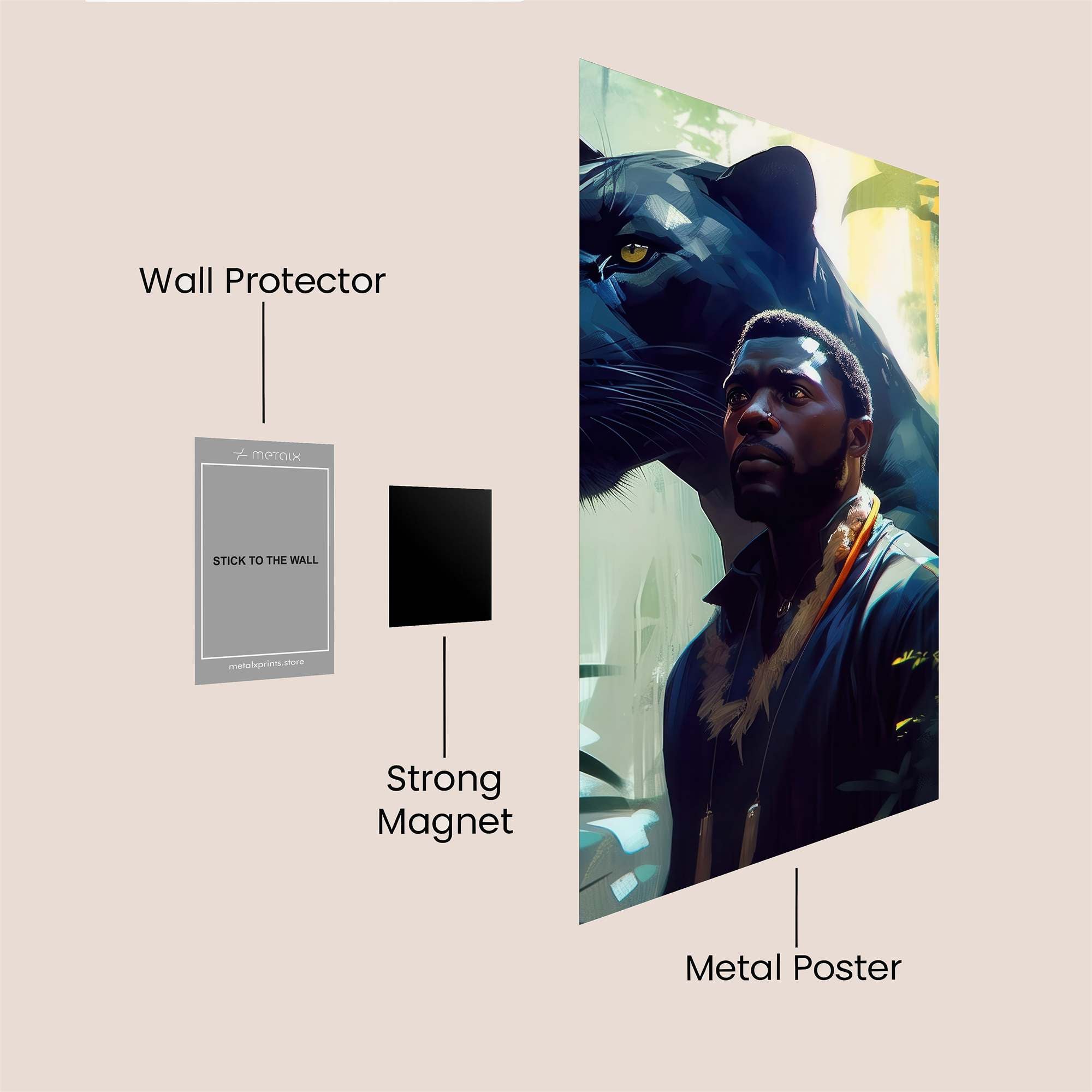 Mystic Guardian Safe Wall Magnetic / M