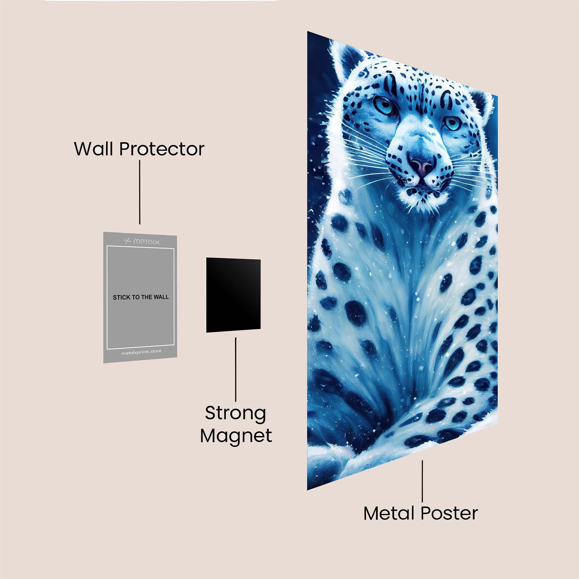 Snowy Majesty Safe Wall Magnetic / M