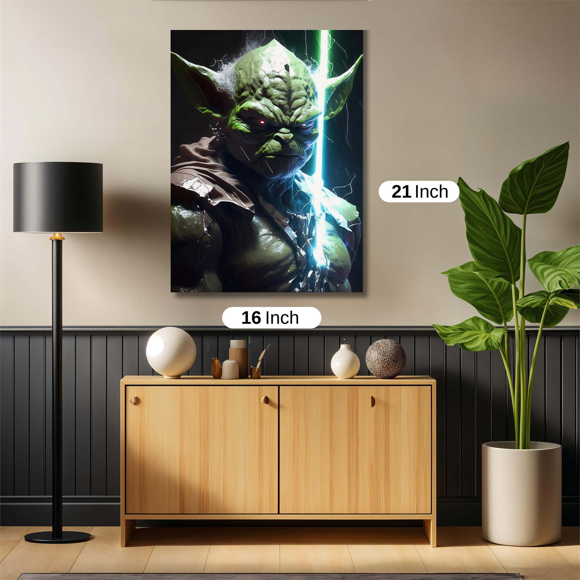 Yoda Battlefury Safe Wall Magnetic / M