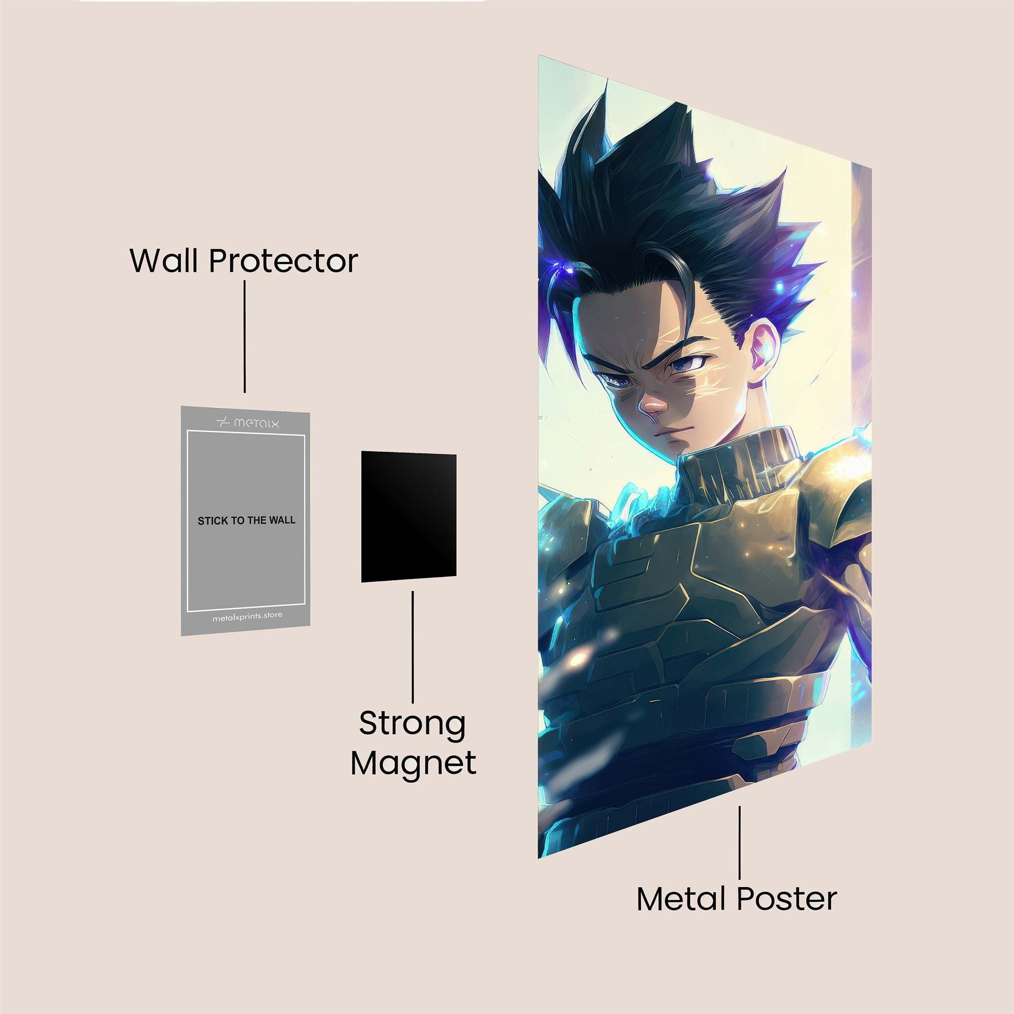 Warrior Radiance Safe Wall Magnetic / M